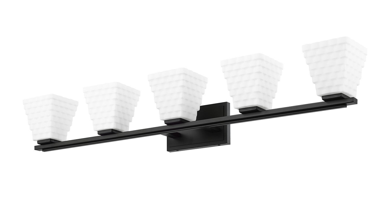 Z-Lite - 7514-5V-MB - Five Light Vanity - Annalise - Matte Black