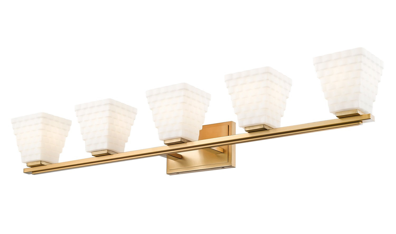 Z-Lite - 7514-5V-MGLD - Five Light Vanity - Annalise - Modern Gold