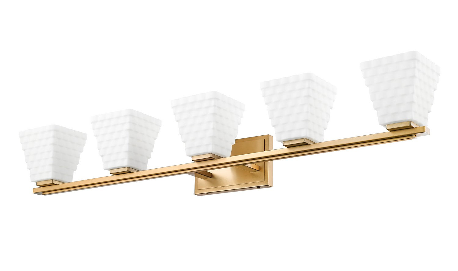 Z-Lite - 7514-5V-MGLD - Five Light Vanity - Annalise - Modern Gold