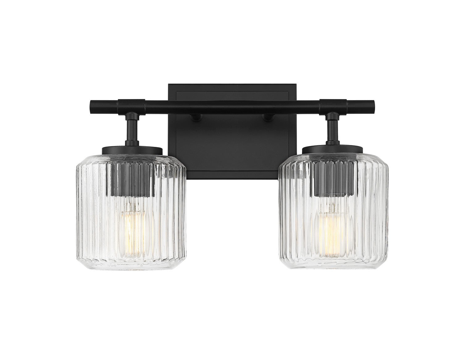 Z-Lite - 7515-2V-MB - Two Light Vanity - Landon - Matte Black