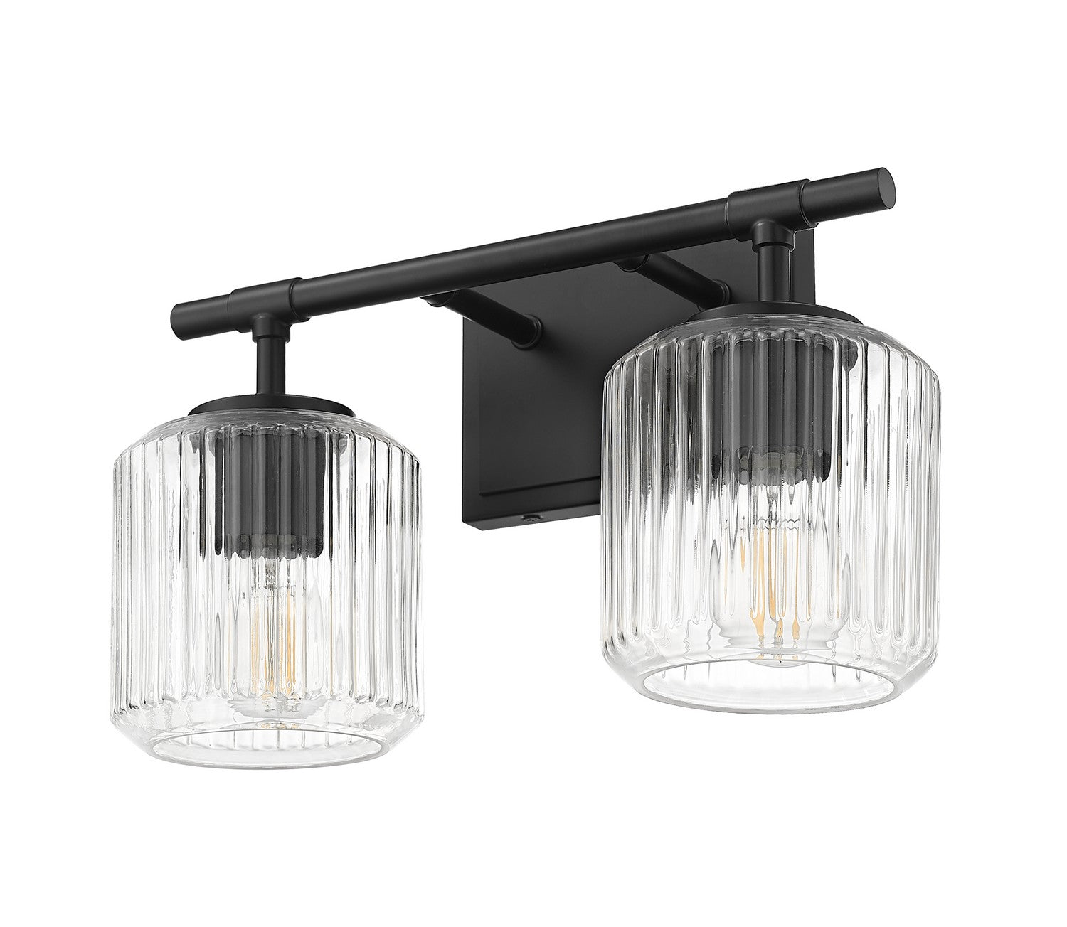 Z-Lite - 7515-2V-MB - Two Light Vanity - Landon - Matte Black
