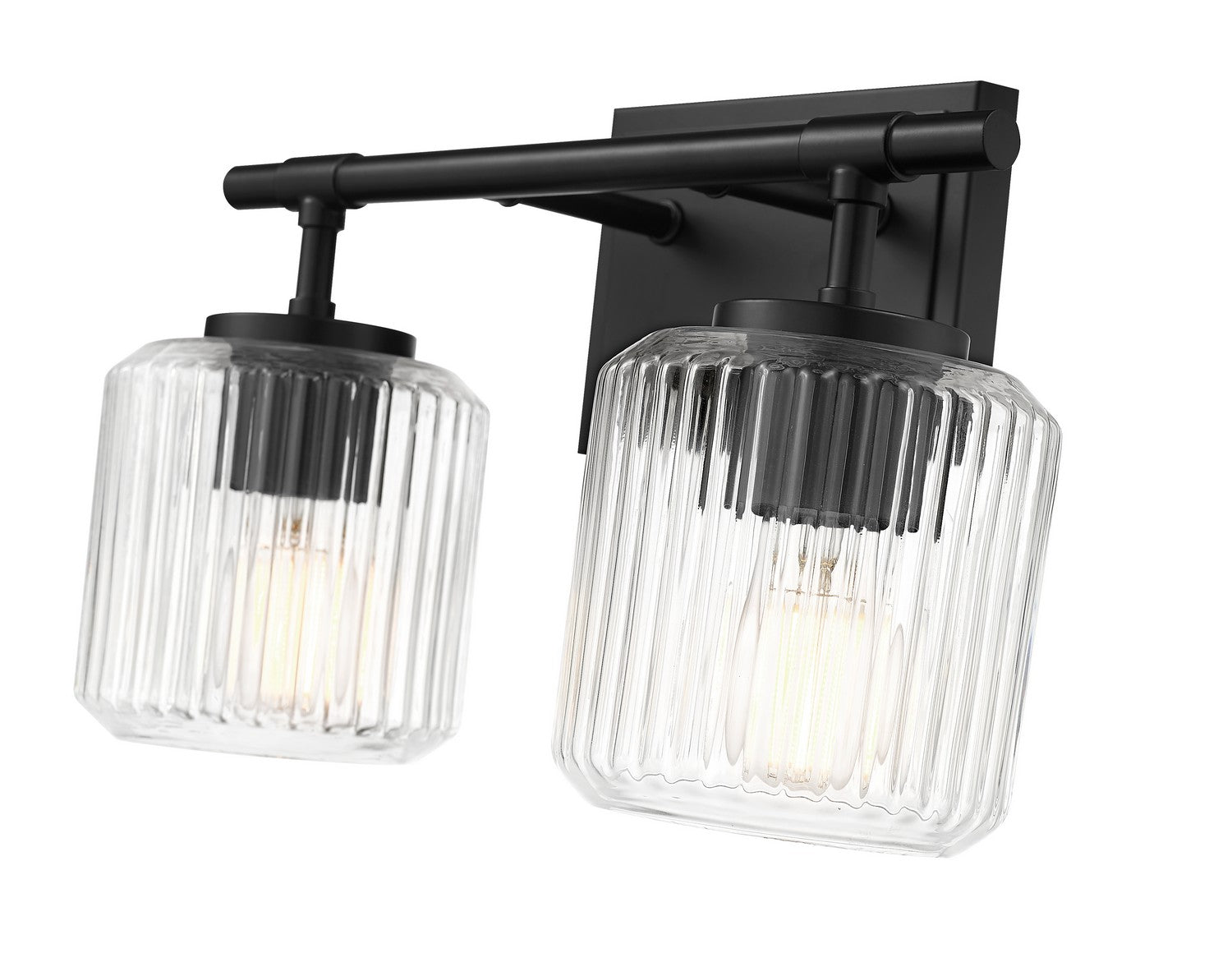 Z-Lite - 7515-2V-MB - Two Light Vanity - Landon - Matte Black