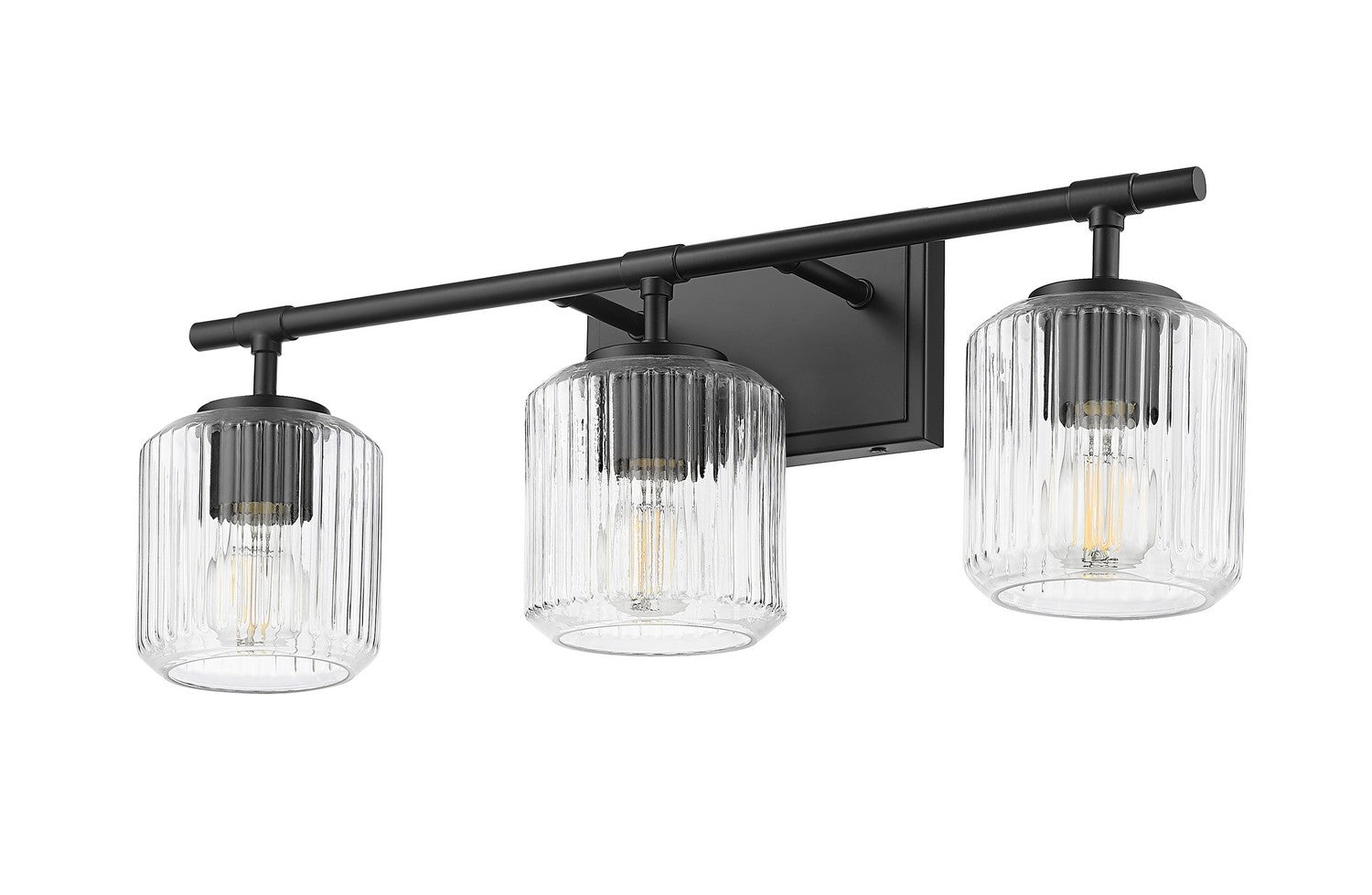 Z-Lite - 7515-3V-MB - Three Light Vanity - Landon - Matte Black