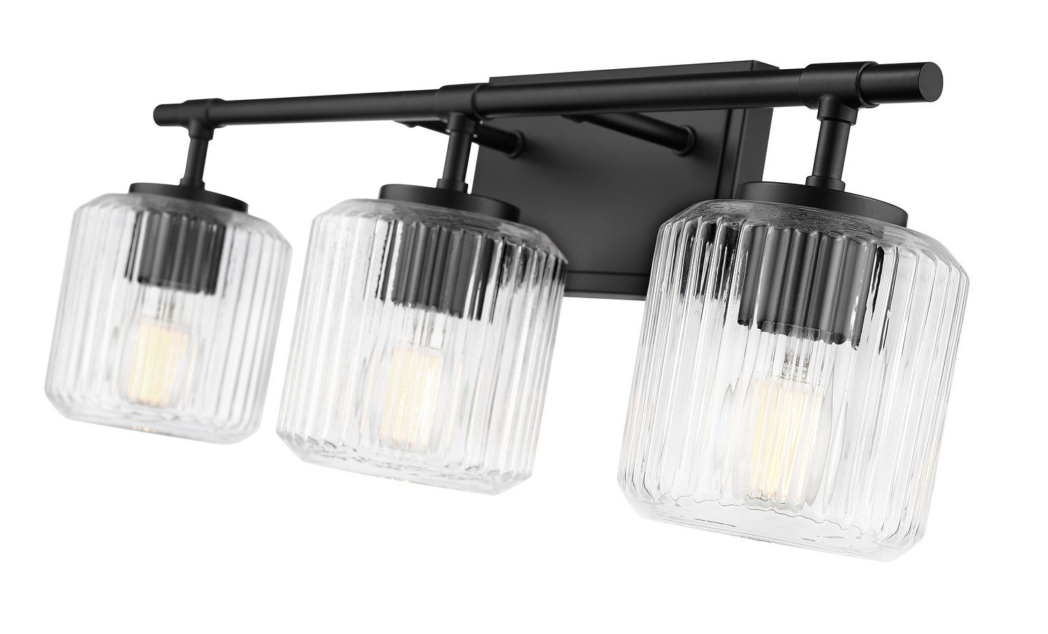 Z-Lite - 7515-3V-MB - Three Light Vanity - Landon - Matte Black