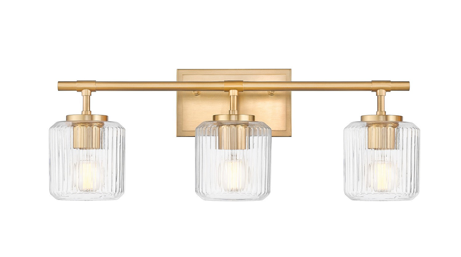Z-Lite - 7515-3V-MGLD - Three Light Vanity - Landon - Modern Gold