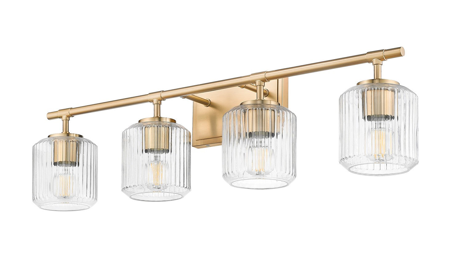 Z-Lite - 7515-4V-MGLD - Four Light Vanity - Landon - Modern Gold