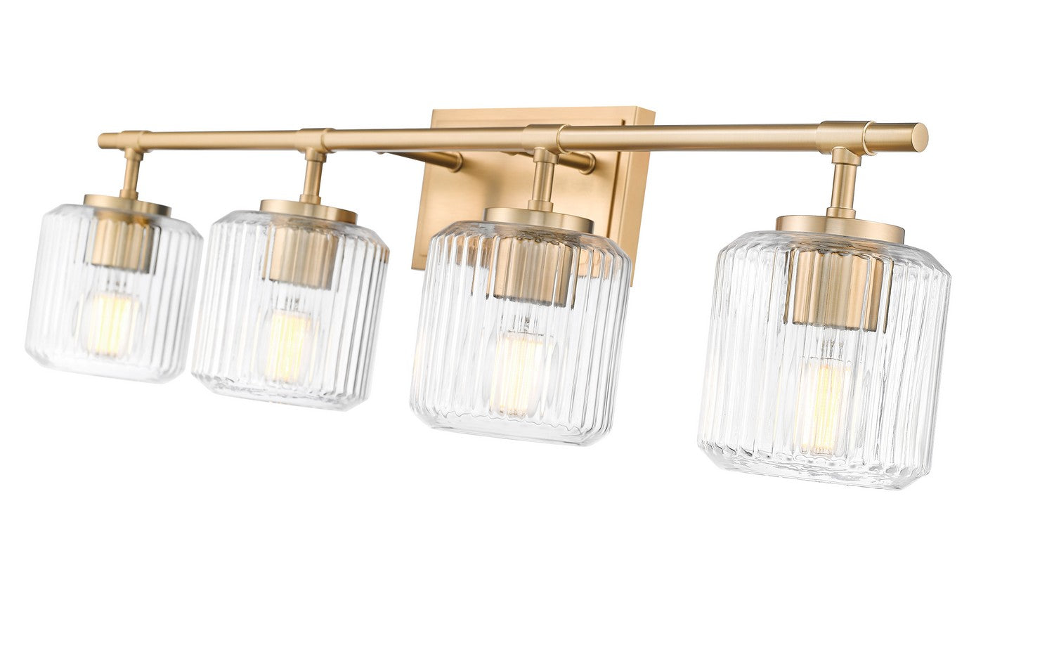 Z-Lite - 7515-4V-MGLD - Four Light Vanity - Landon - Modern Gold
