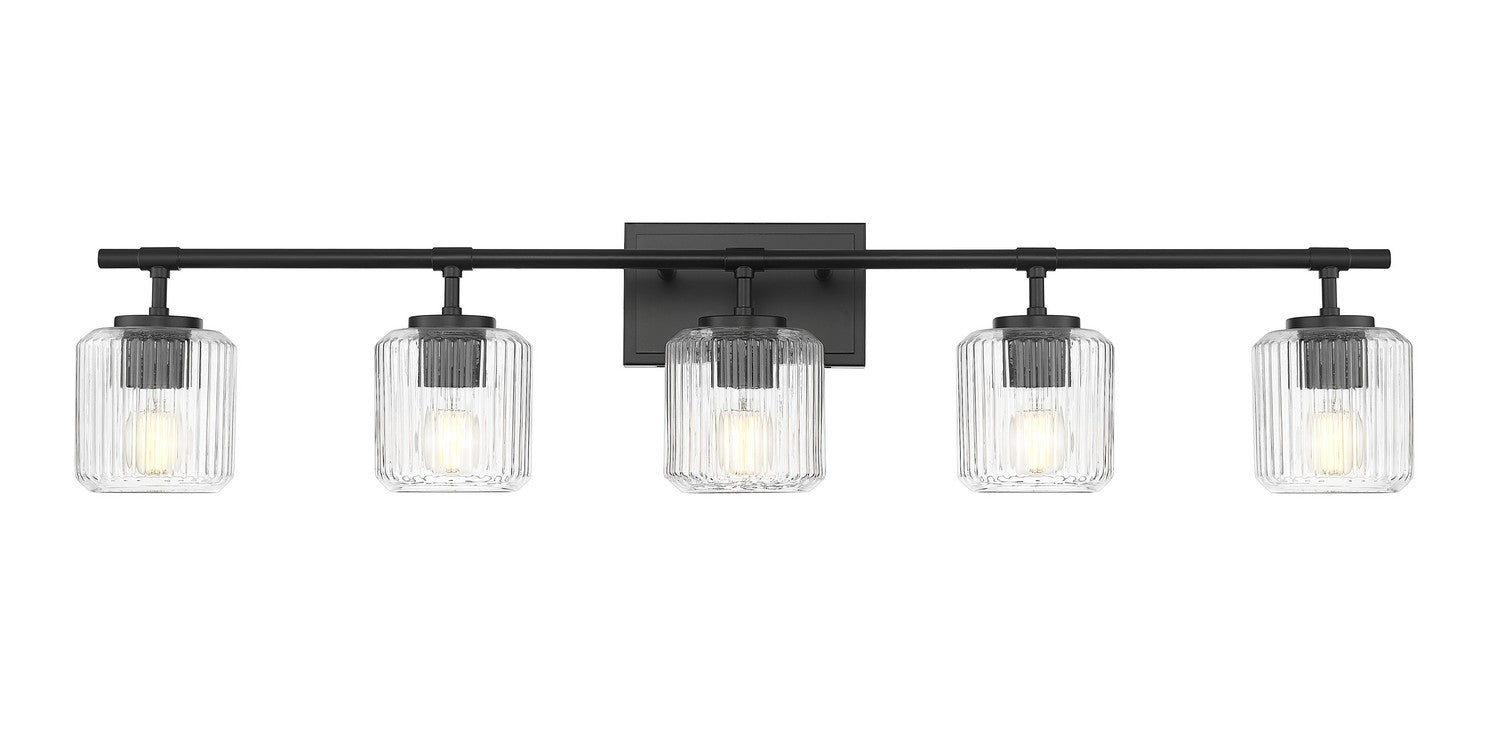 Z-Lite - 7515-5V-MB - Five Light Vanity - Landon - Matte Black