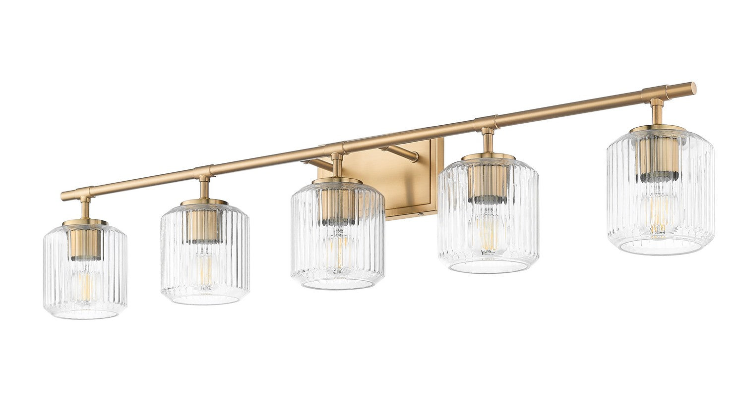 Z-Lite - 7515-5V-MGLD - Five Light Vanity - Landon - Modern Gold
