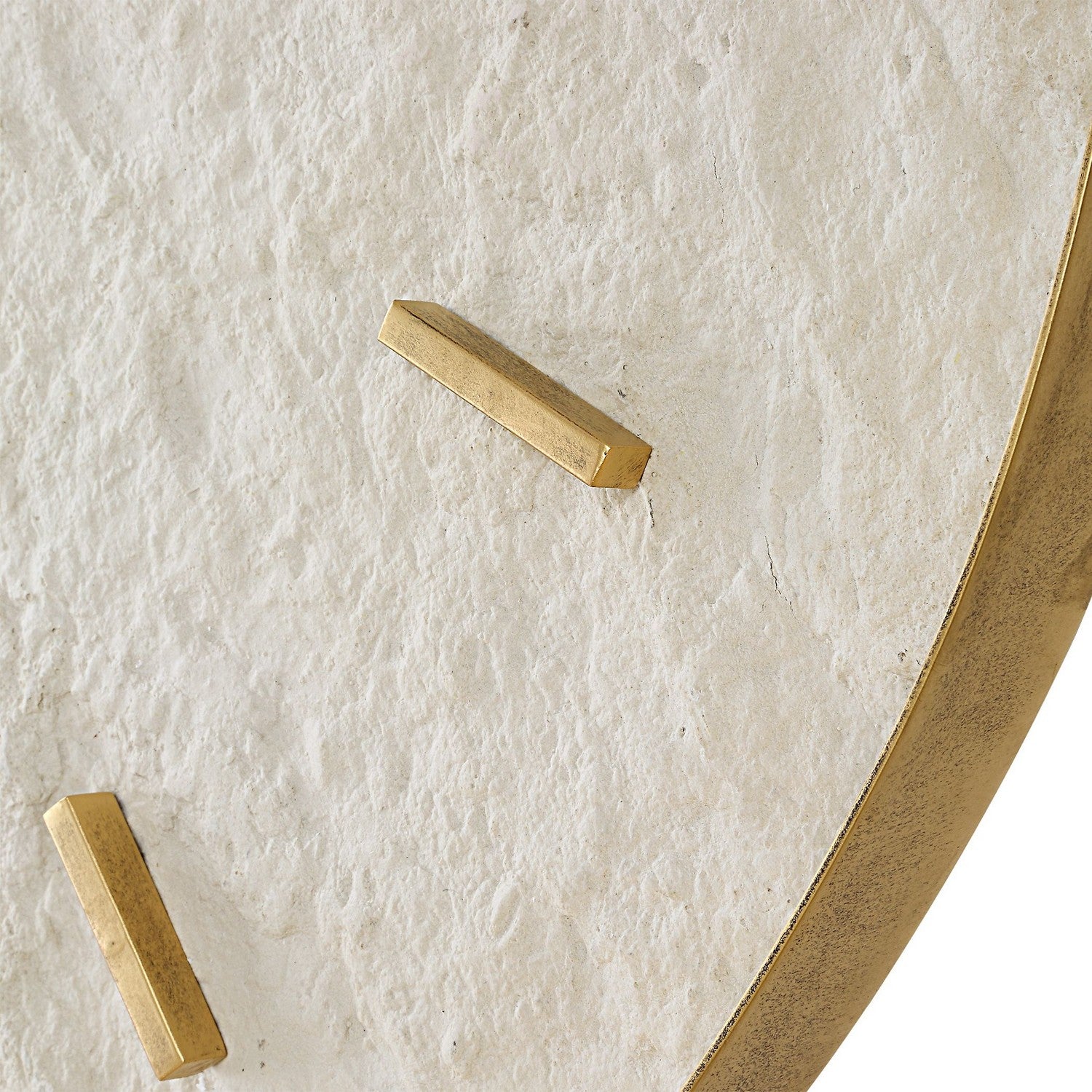 Uttermost - 06467 - Wall Clock - Stone Serenity - Antique Gold