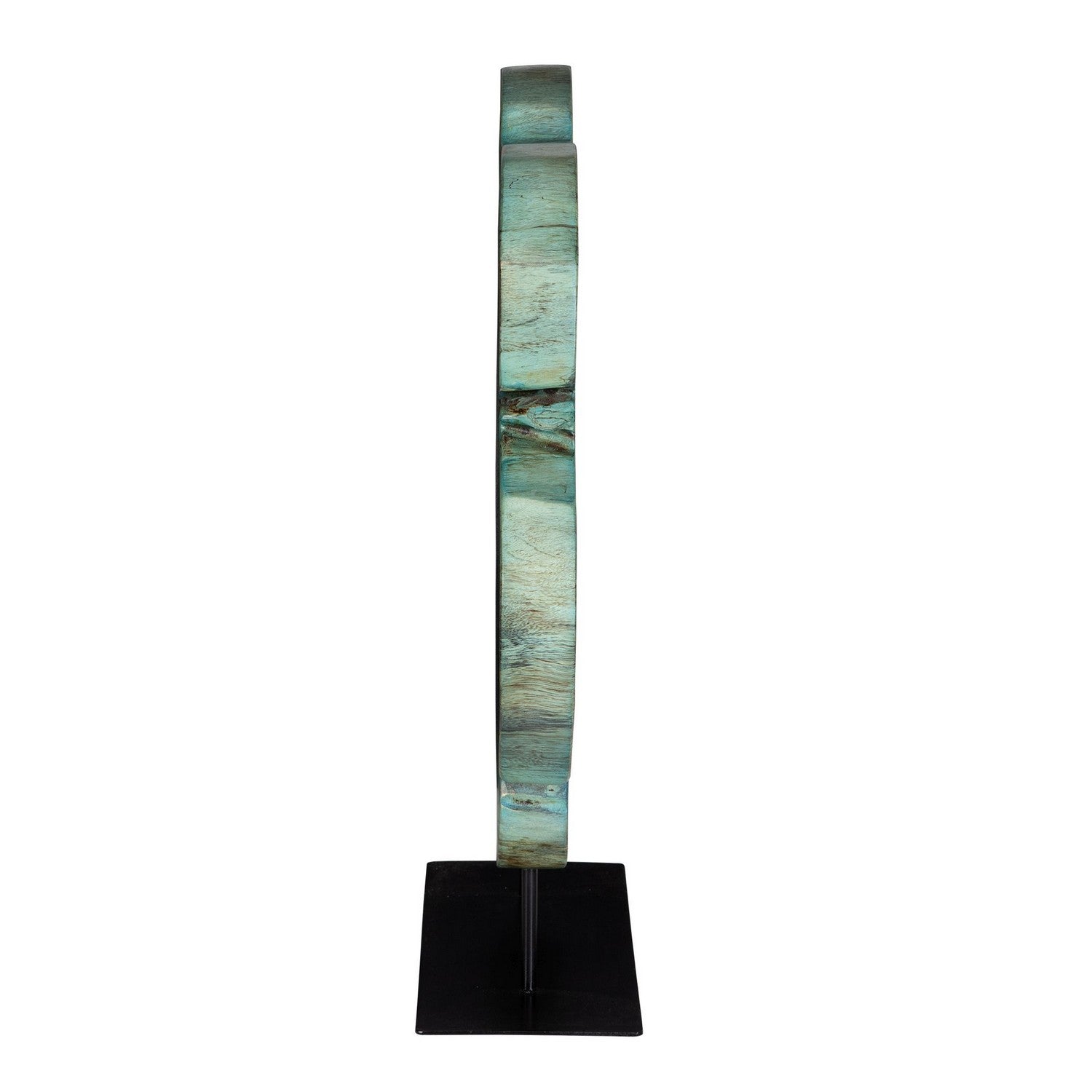 Uttermost - 17125 - Sculpture - Bahati Wood - Blue-green