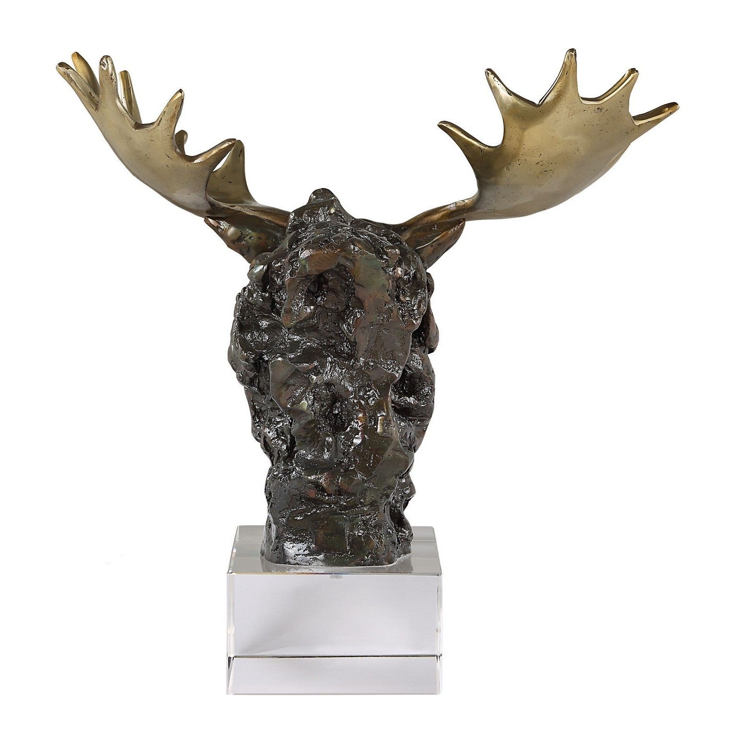 Uttermost - 18187 - Sculpture - Moose Bust - Bronze