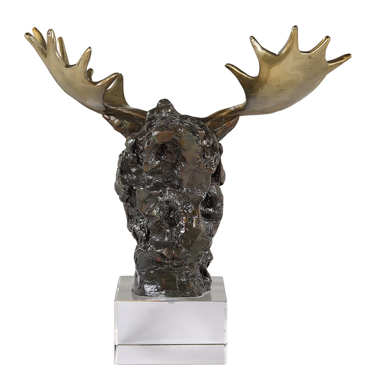 Uttermost - 18187 - Sculpture - Moose Bust - Bronze