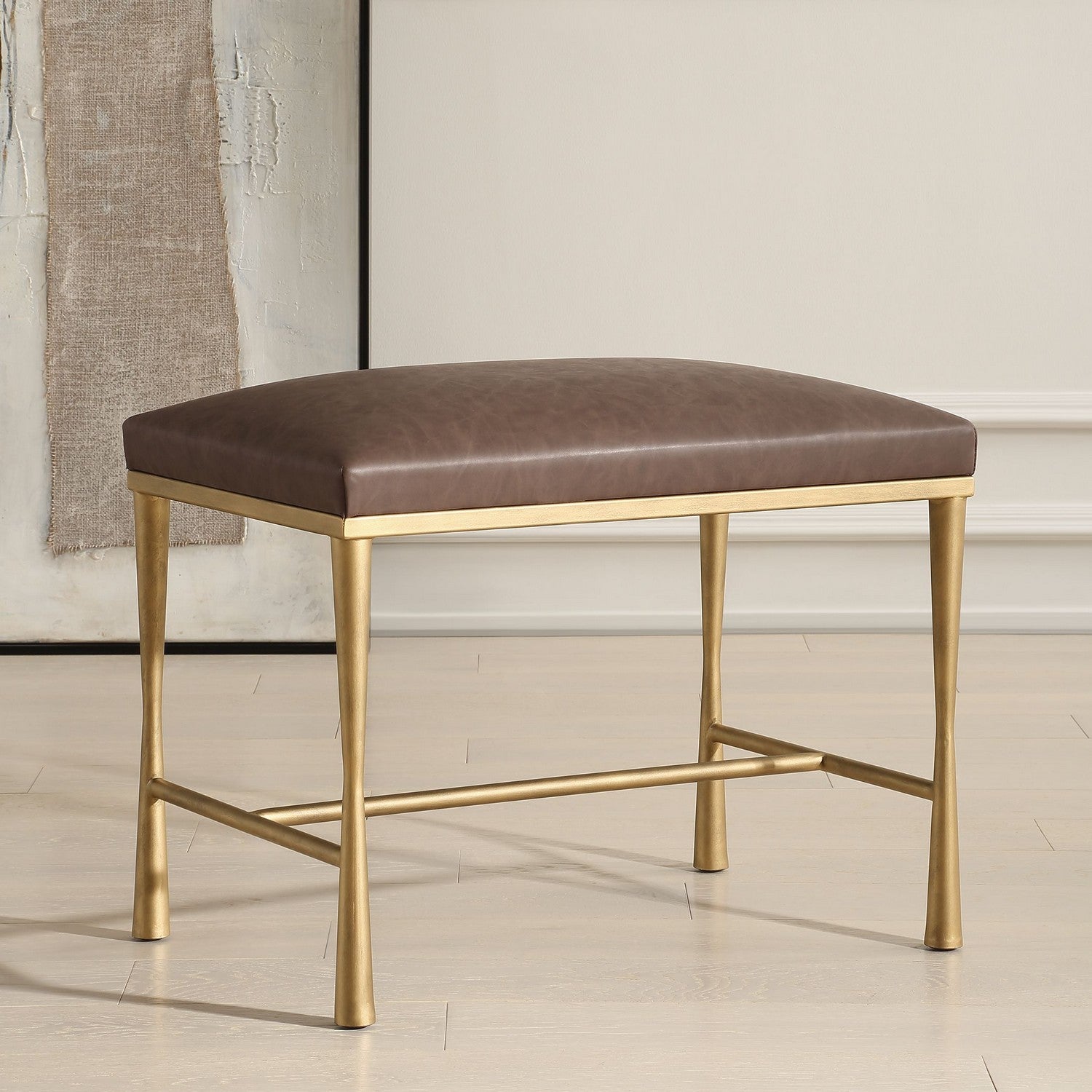 Uttermost - 23893 - Bench - Reform - Antiqued Gold