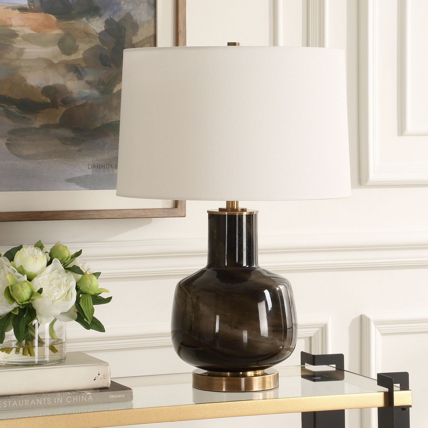 Uttermost - 30460 - One Light Table Lamp - Buchanan - Brass