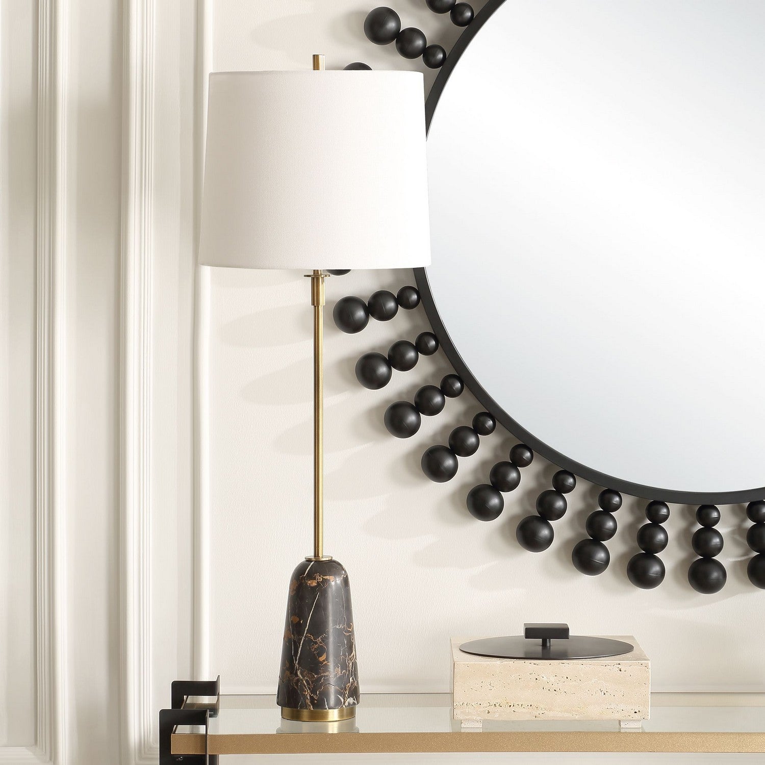 Uttermost - 30467 - One Light Buffet Lamp - Jenson - Brushed Brass