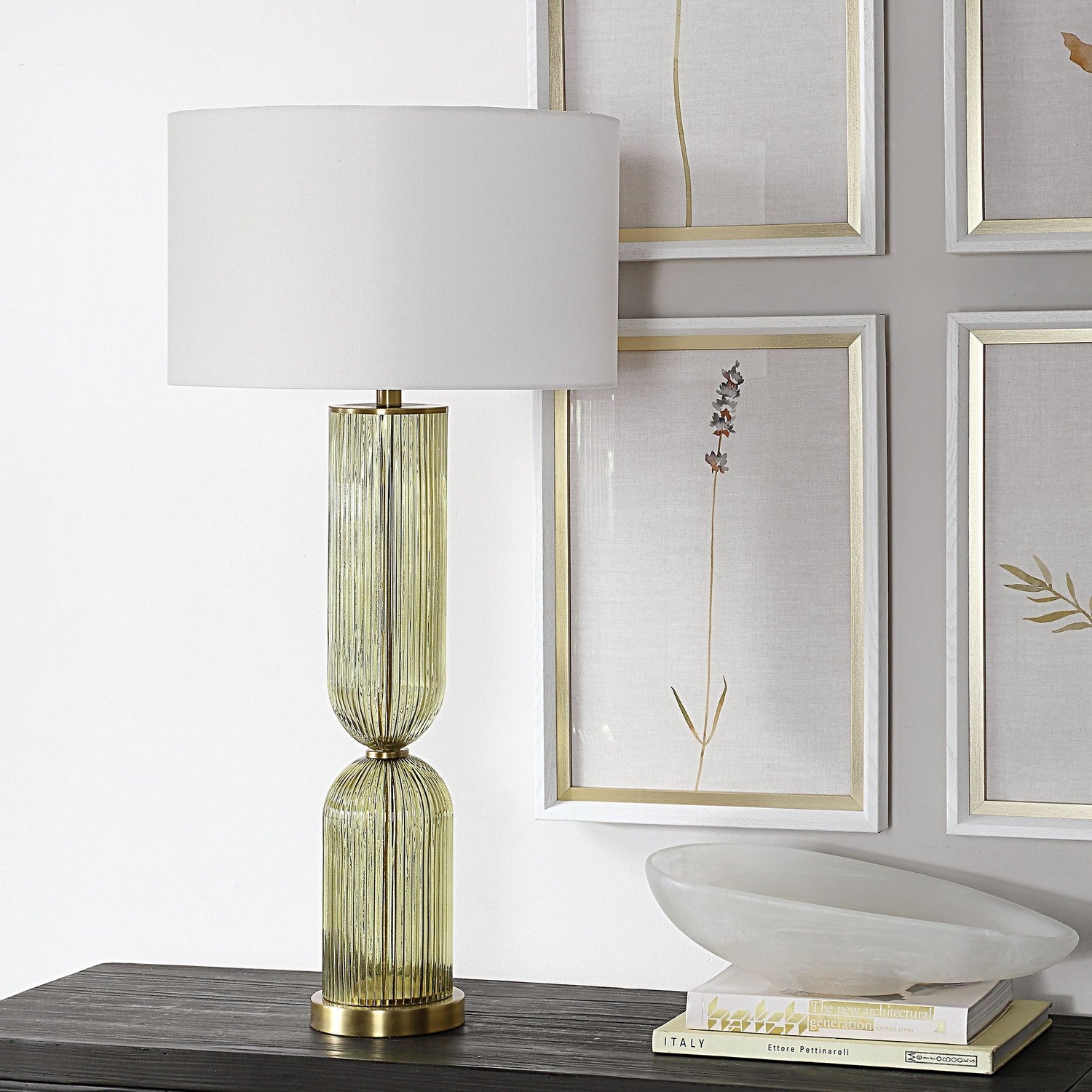 Uttermost - 30471 - One Light Table Lamp - Mirah - Brass