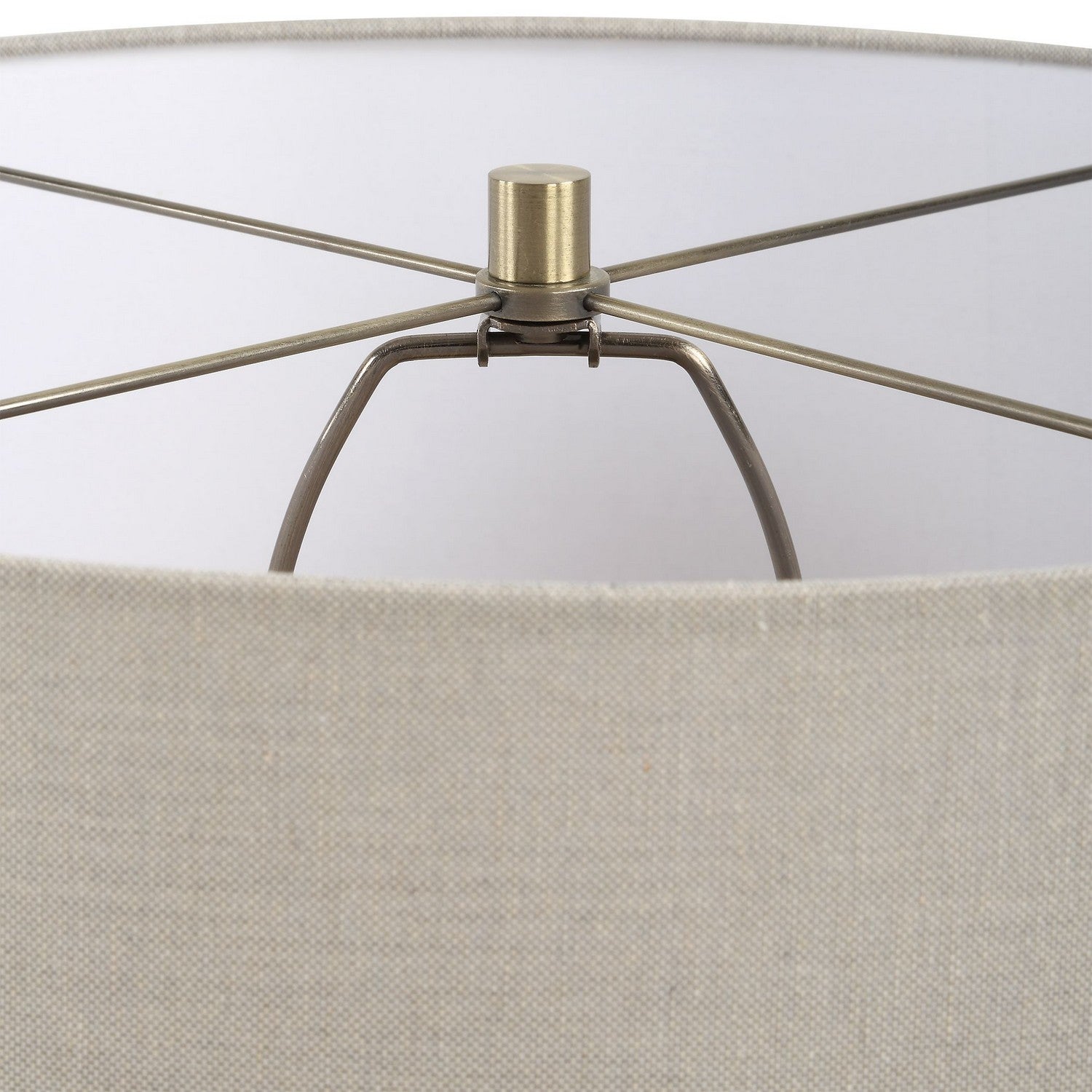 Uttermost - 30472 - One Light Table Lamp - Maliyah - Light Beige Linen Wrapped