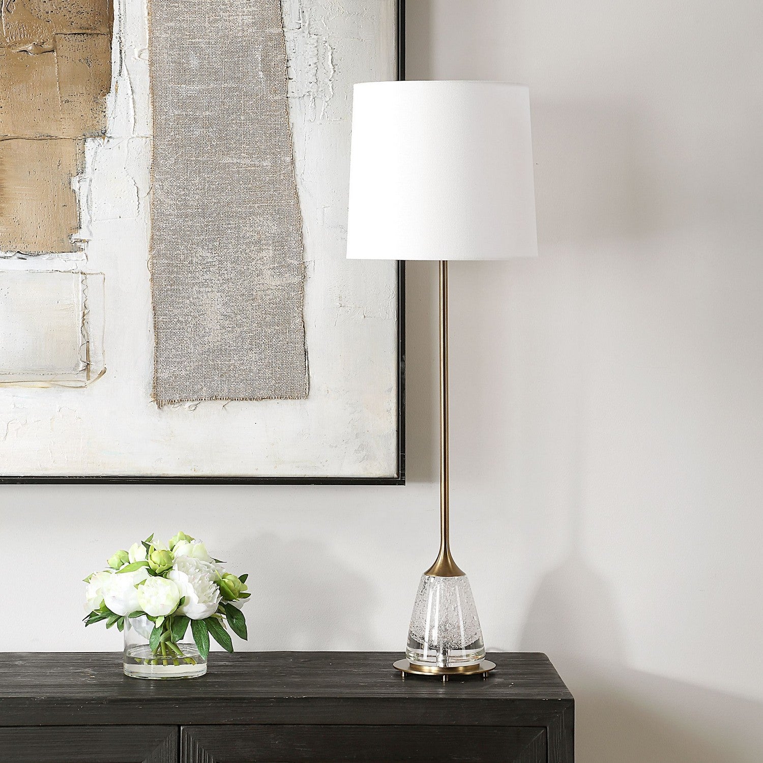 Uttermost - 30480-1 - One Light Buffet Lamp - Alistair - Antique Brass