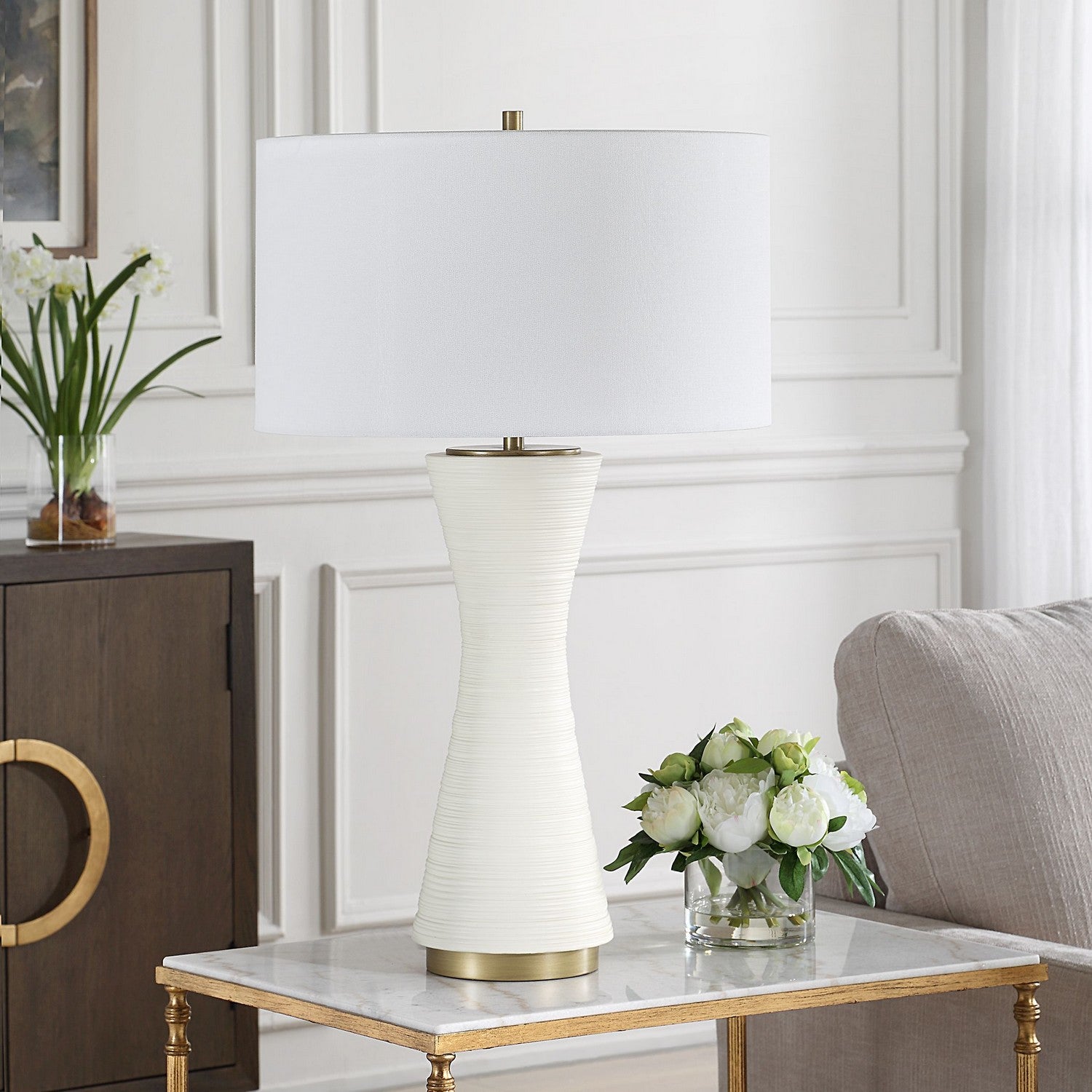Uttermost - 30482 - One Light Table Lamp - Ridgeline - Antique Brass