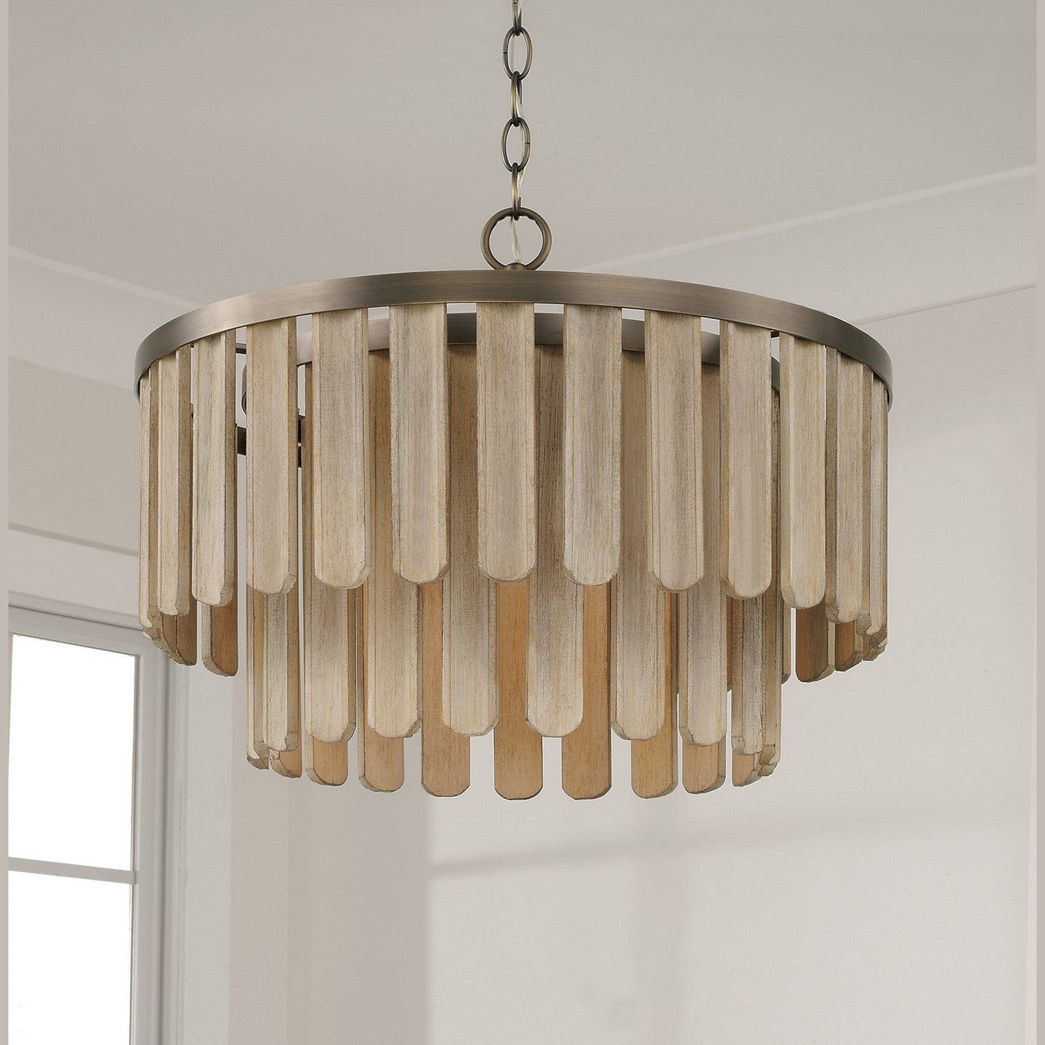 Capital Lighting - 255611DR - One Light Semi Flush Mount - Jada - Dark Brass
