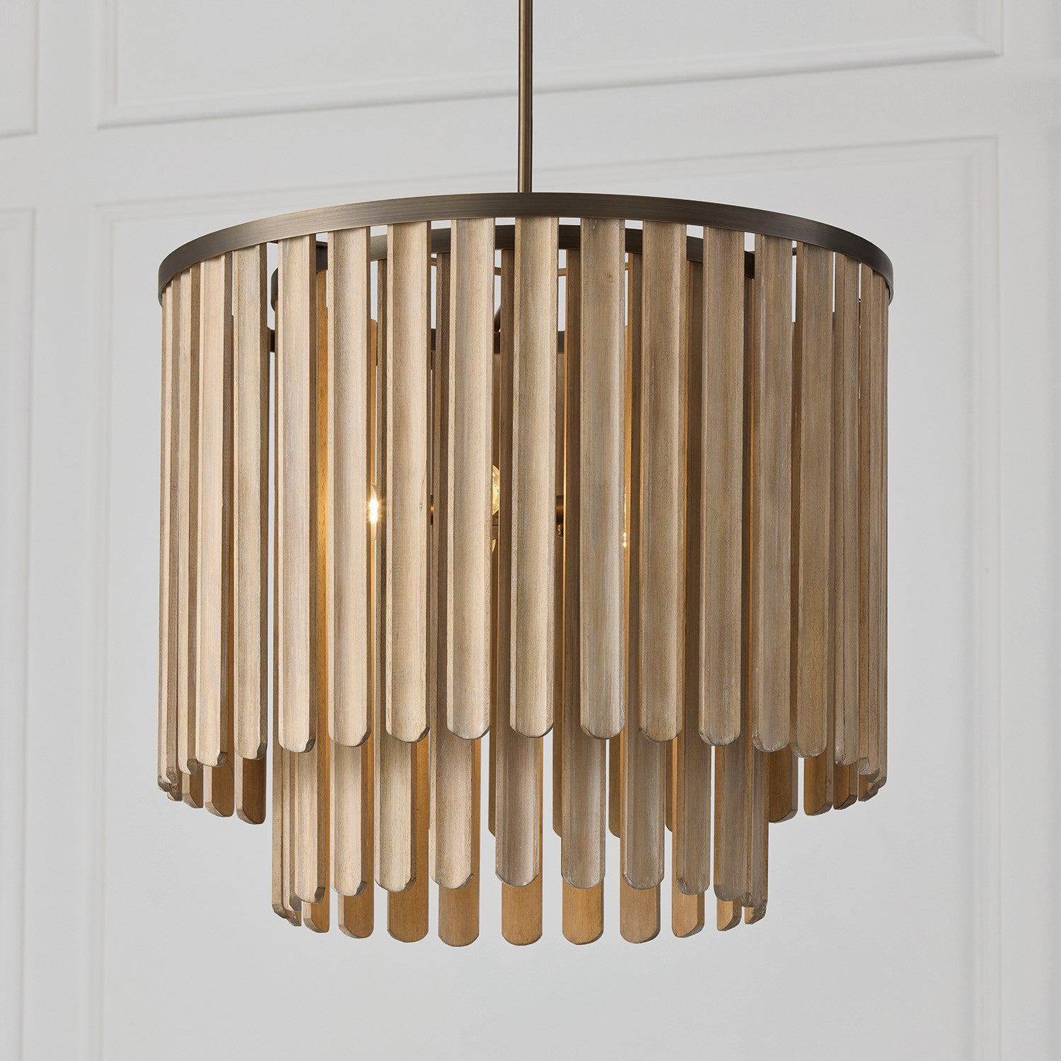 Capital Lighting - 355651DR - Five Light Pendant - Jada - Dark Brass