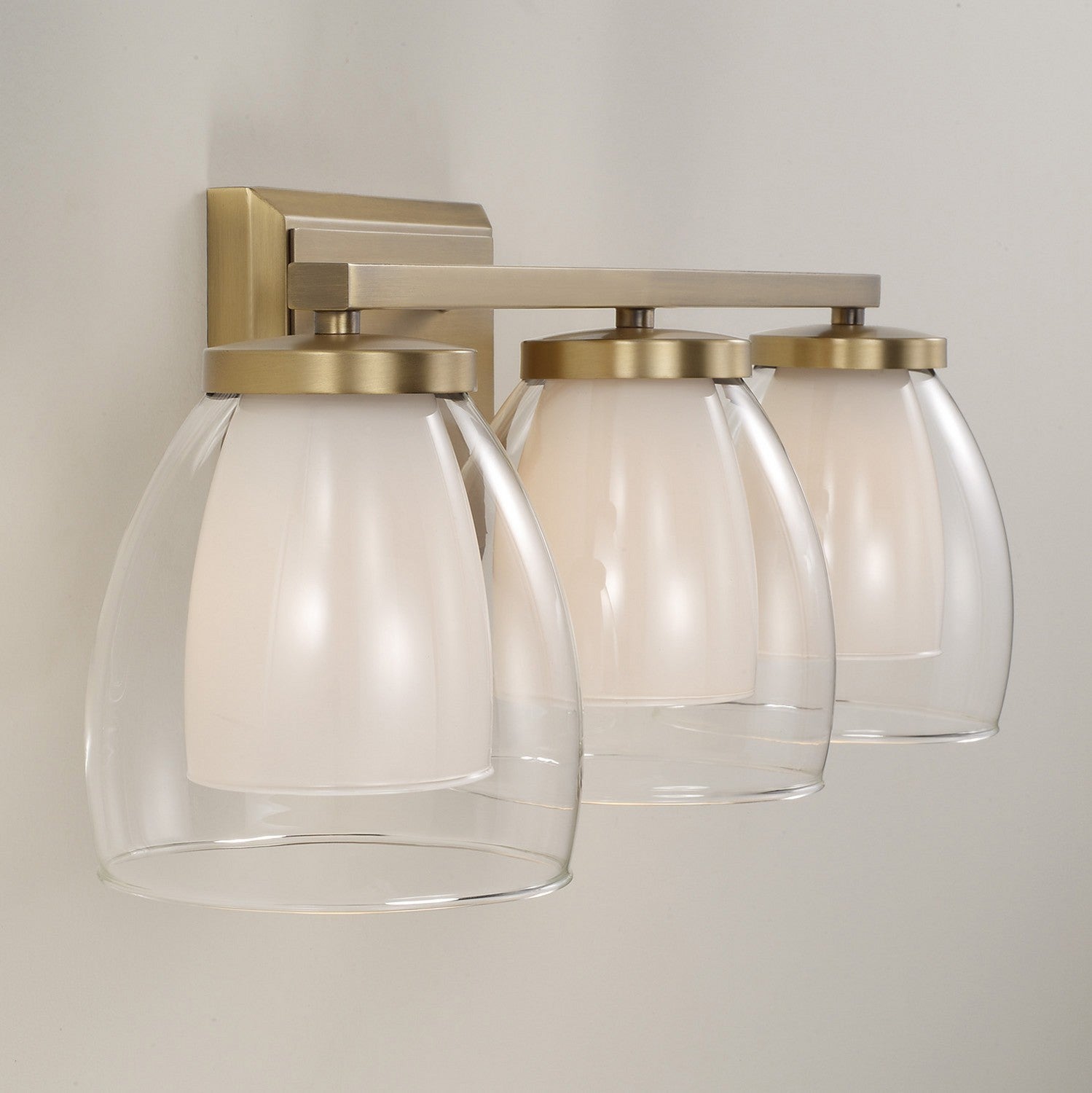 Capital Lighting - 155931AD - Three Light Vanity - Joss - Aged Brass