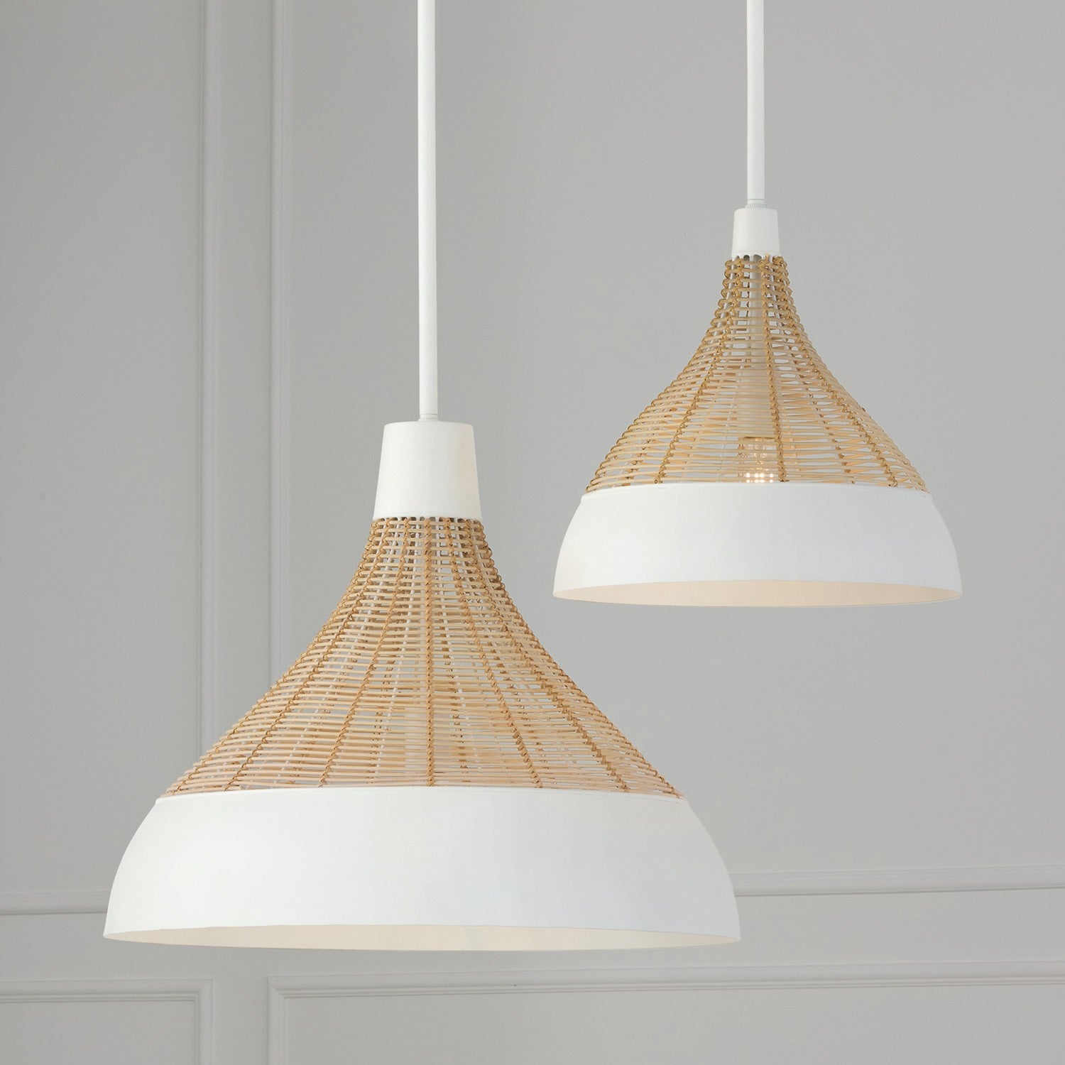 Capital Lighting - 353912WE - One Light Pendant - Kali - Matte White