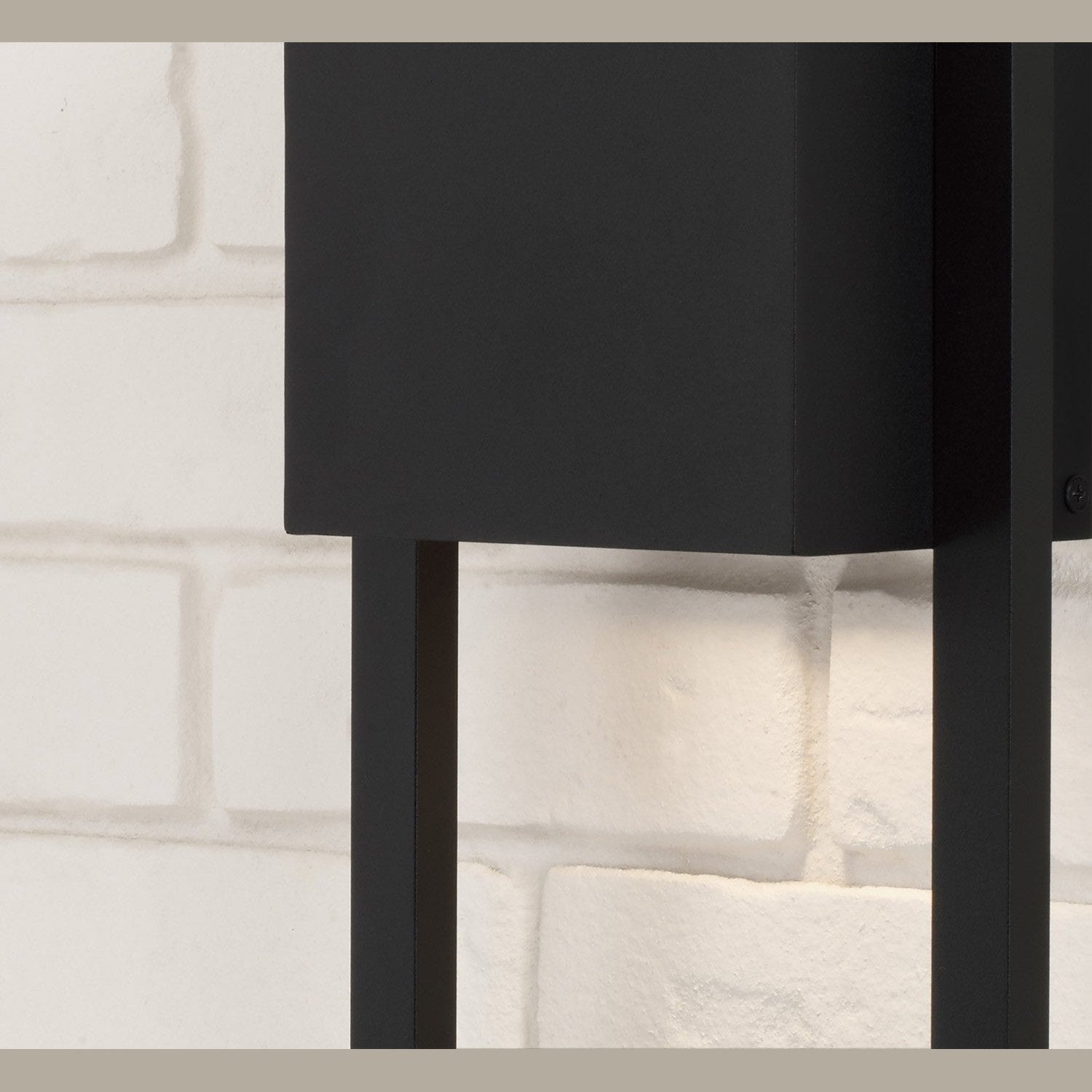Capital Lighting - 956011BK-GL - One Light Outdoor Wall Lantern - Nate - Oiled Bronze
