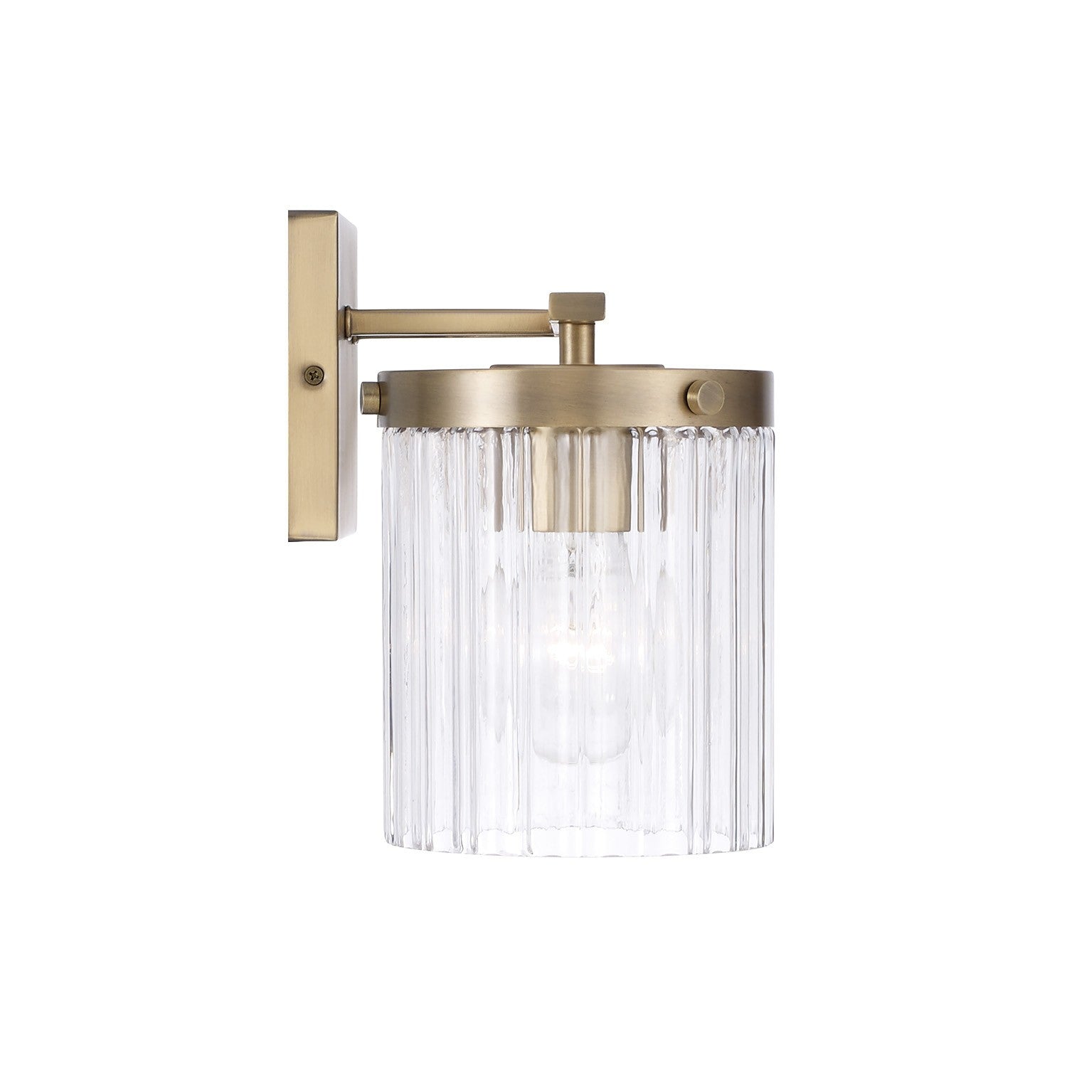 Capital Lighting - 156231AD-555 - Three Light Vanity - Vaughn - Aged Brass