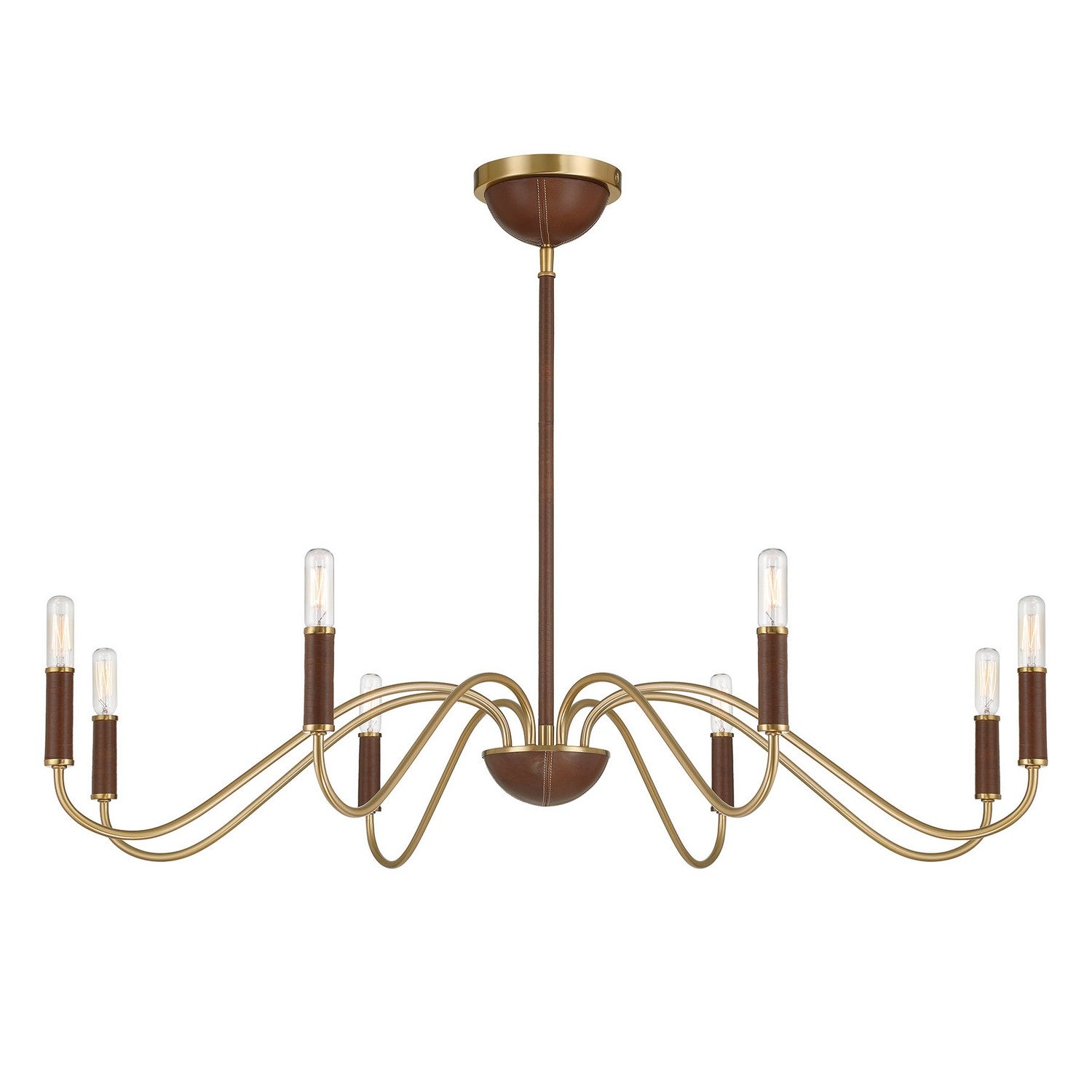 Savoy House - 1-2748-8-322 - Eight Light Chandelier - Abeline - Warm Brass