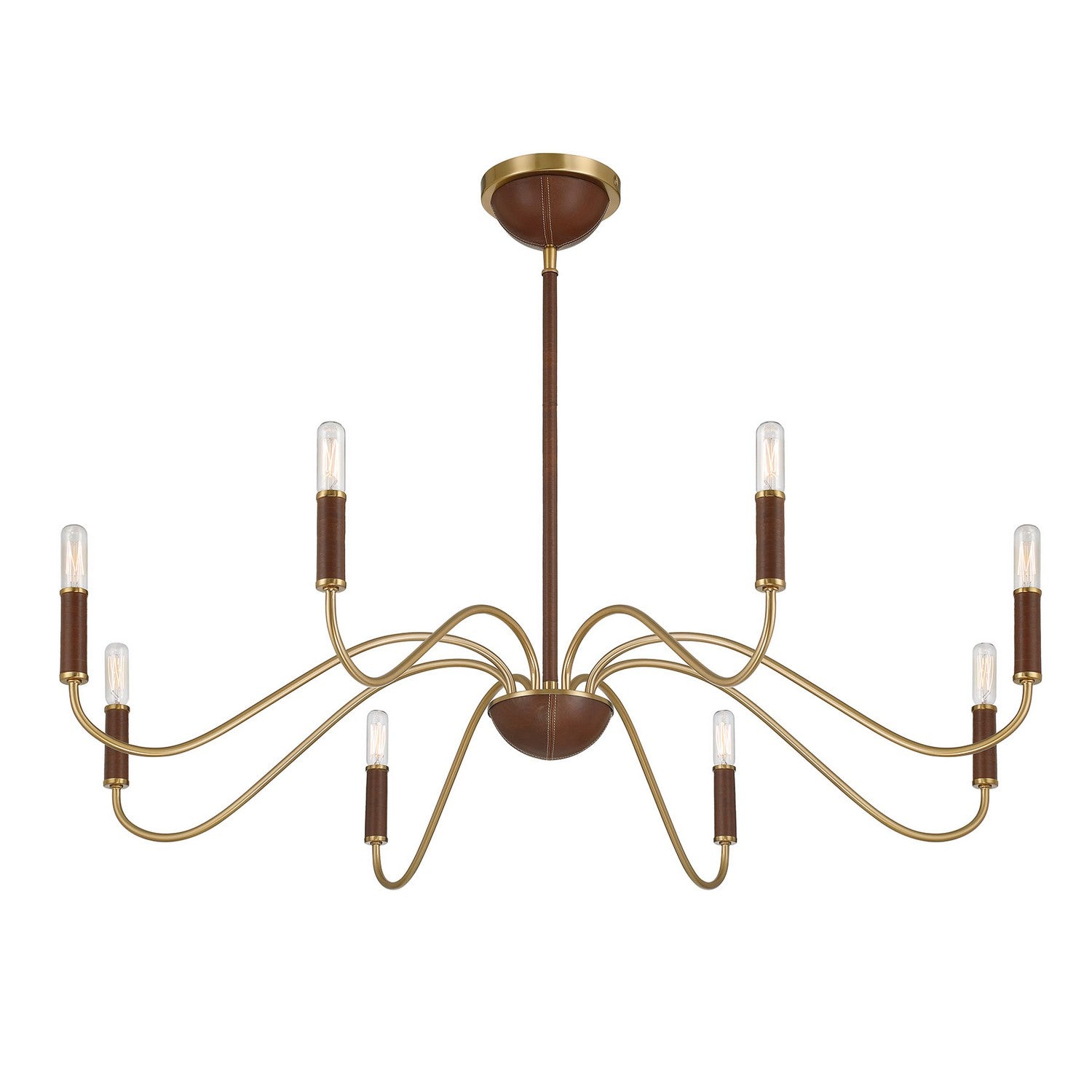 Savoy House - 1-2748-8-322 - Eight Light Chandelier - Abeline - Warm Brass