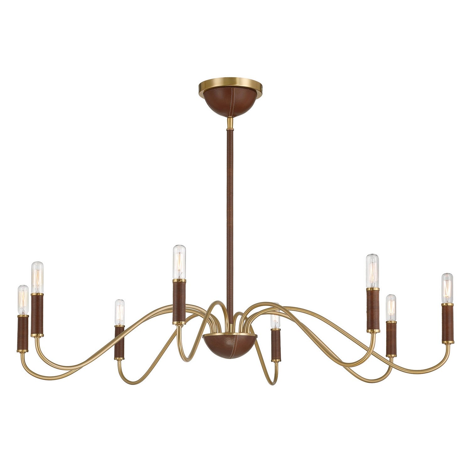Savoy House - 1-2748-8-322 - Eight Light Chandelier - Abeline - Warm Brass