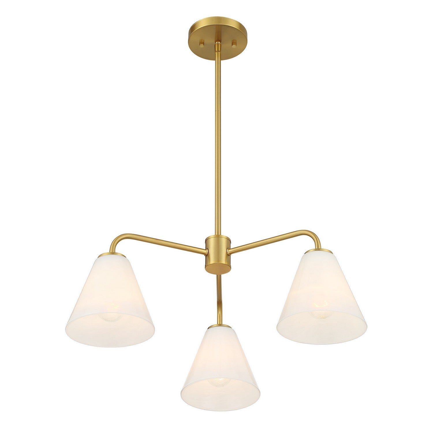 Savoy House - 1-4013-3-322 - Three Light Chandelier - Blair - Warm Brass