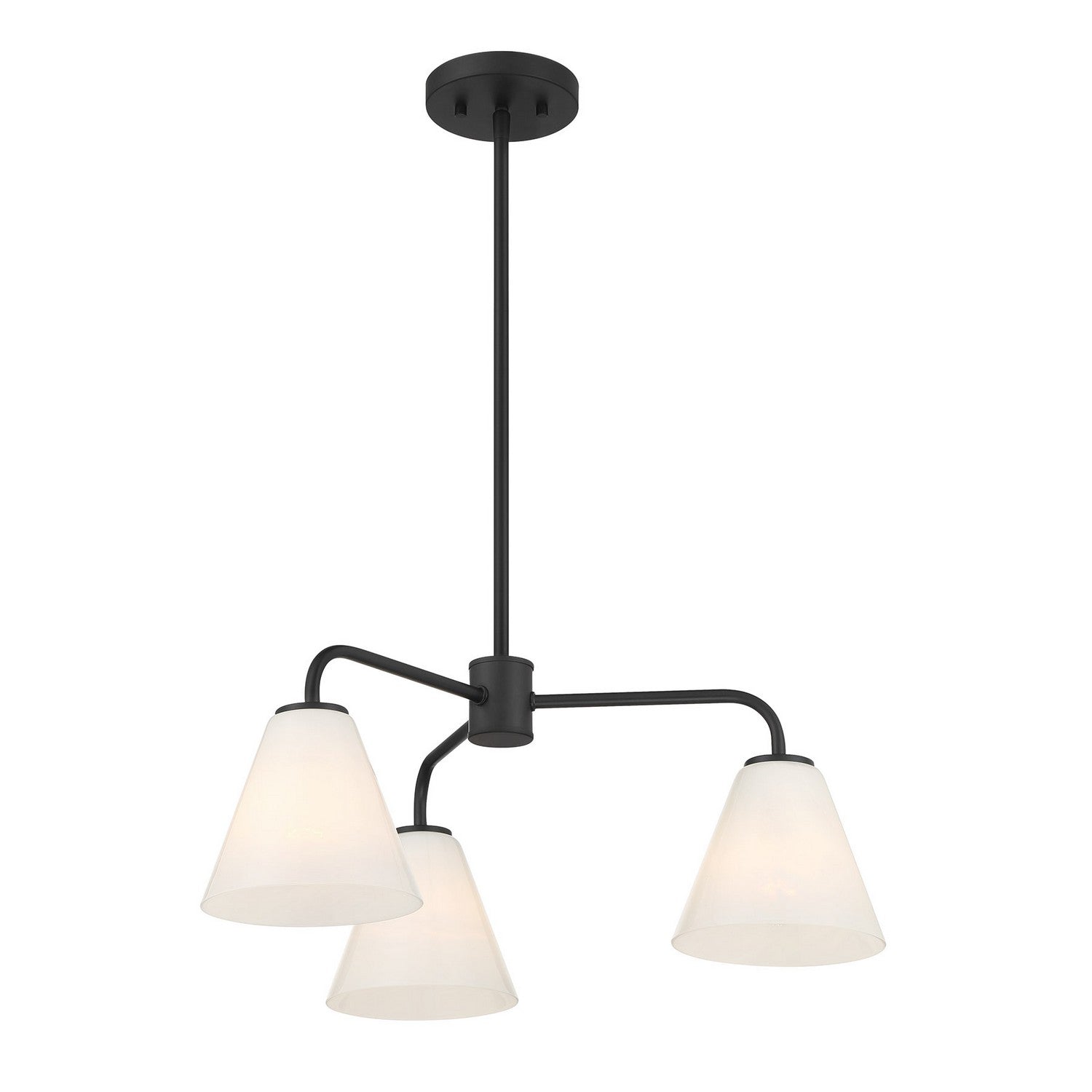 Savoy House - 1-4013-3-89 - Three Light Chandelier - Blair - Matte Black