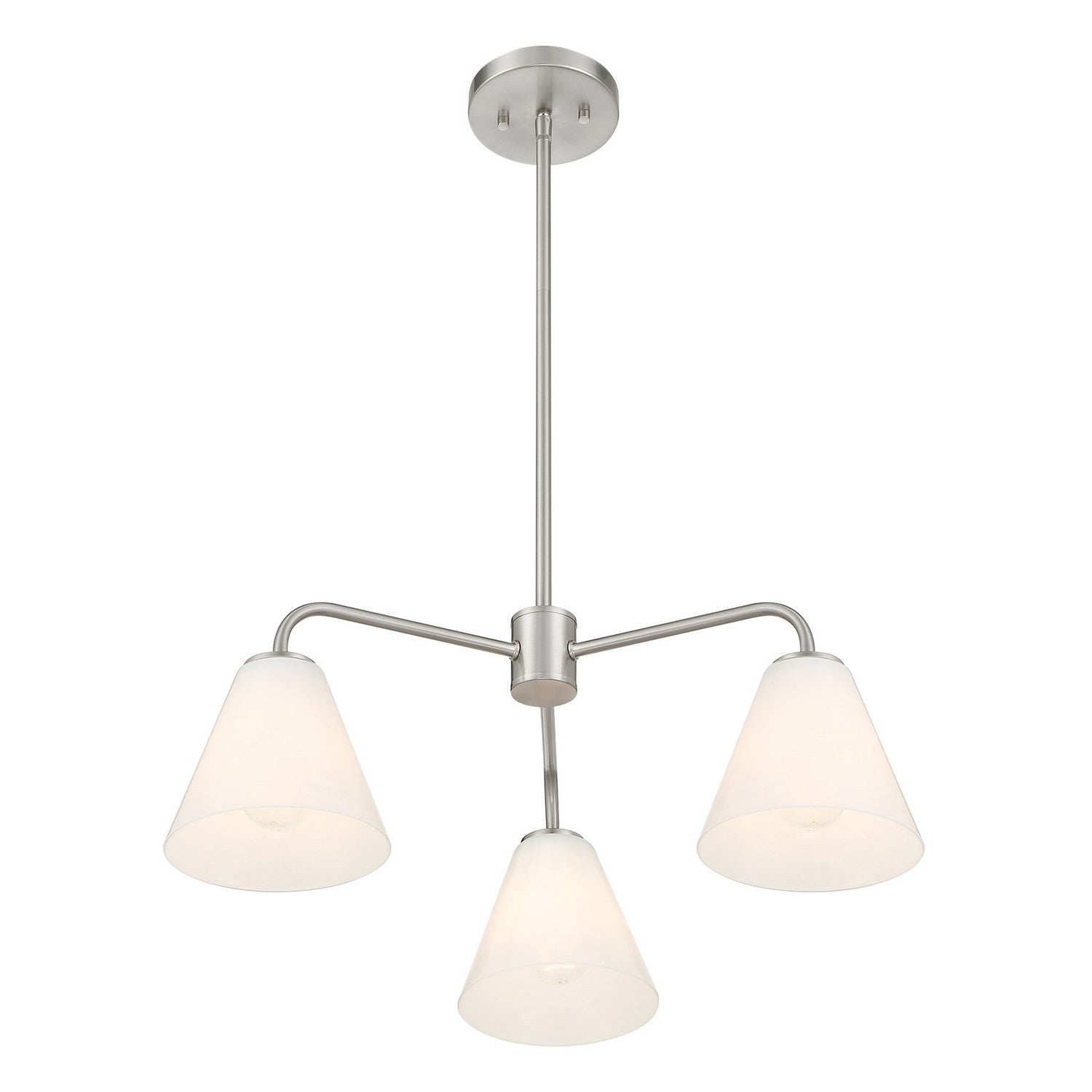 Savoy House - 1-4013-3-SN - Three Light Chandelier - Blair - Satin Nickel
