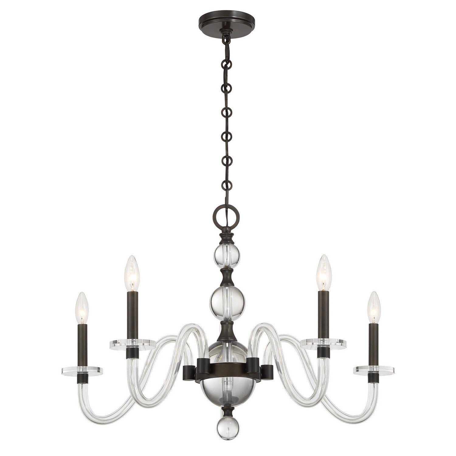 Savoy House - 1-4277-5-15 - Five Light Chandelier - Aragon - Mediterranean Bronze