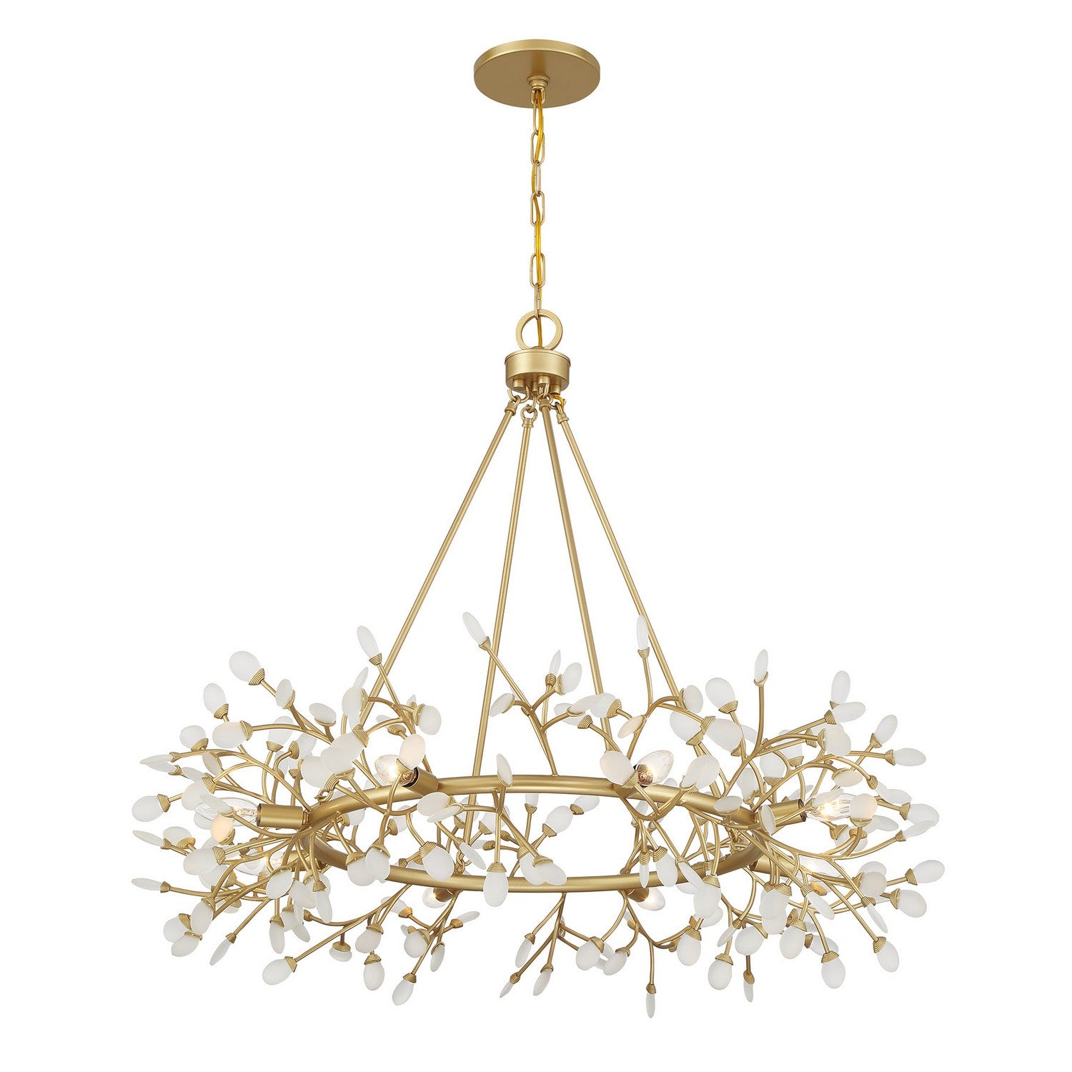 Savoy House - 1-9855-8-328 - Eight Light Chandelier - Once - Spun Gold