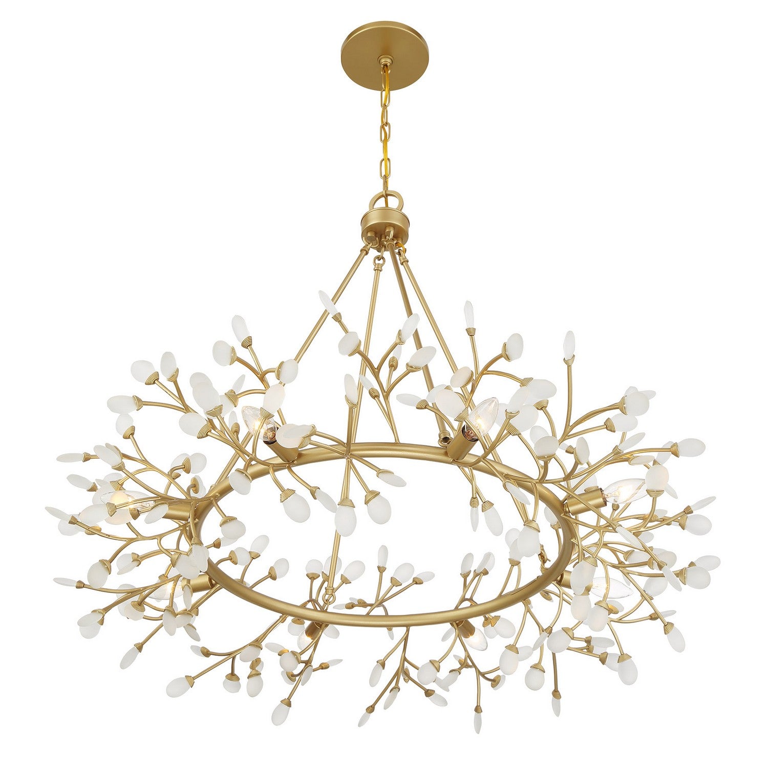 Savoy House - 1-9855-8-328 - Eight Light Chandelier - Once - Spun Gold