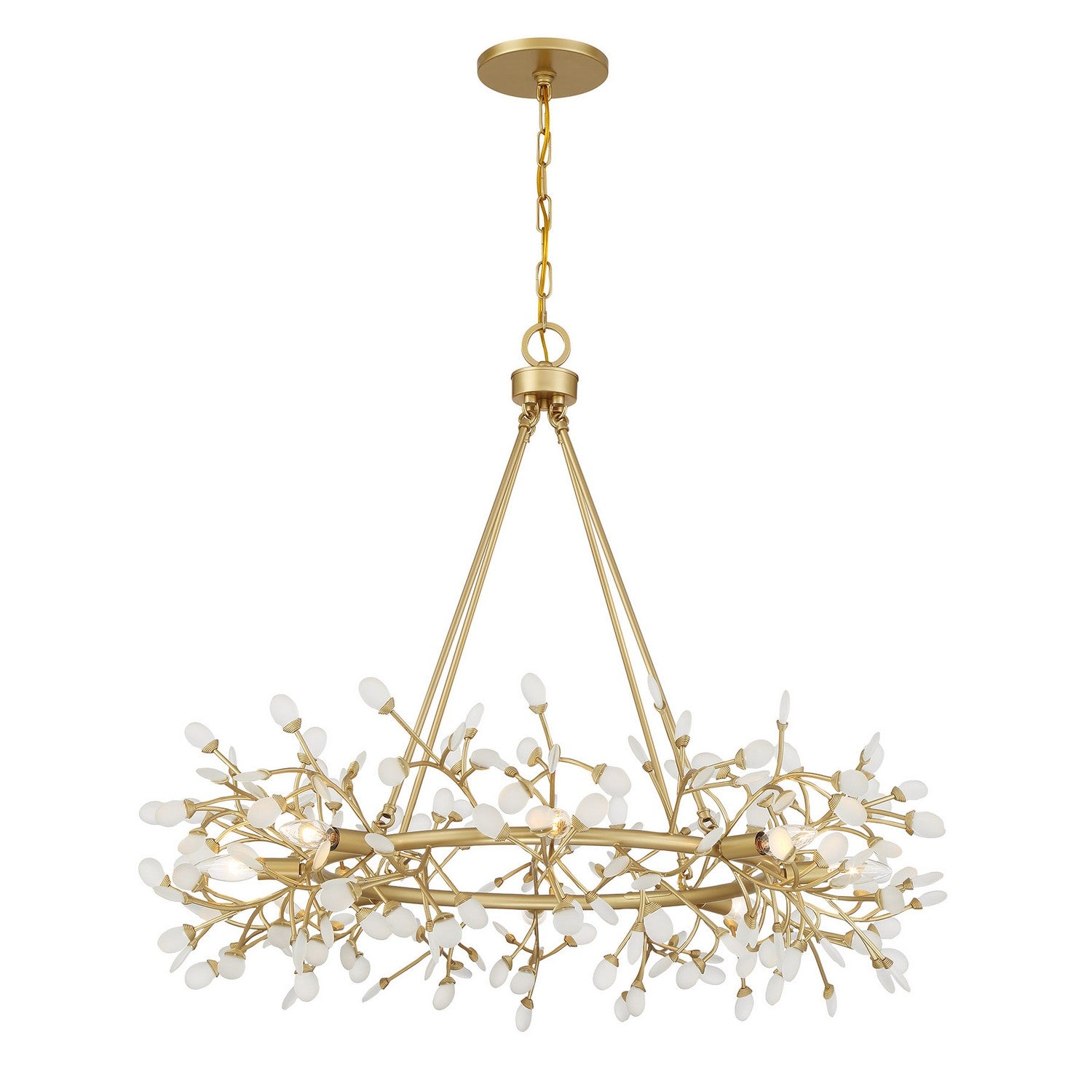 Savoy House - 1-9855-8-328 - Eight Light Chandelier - Once - Spun Gold