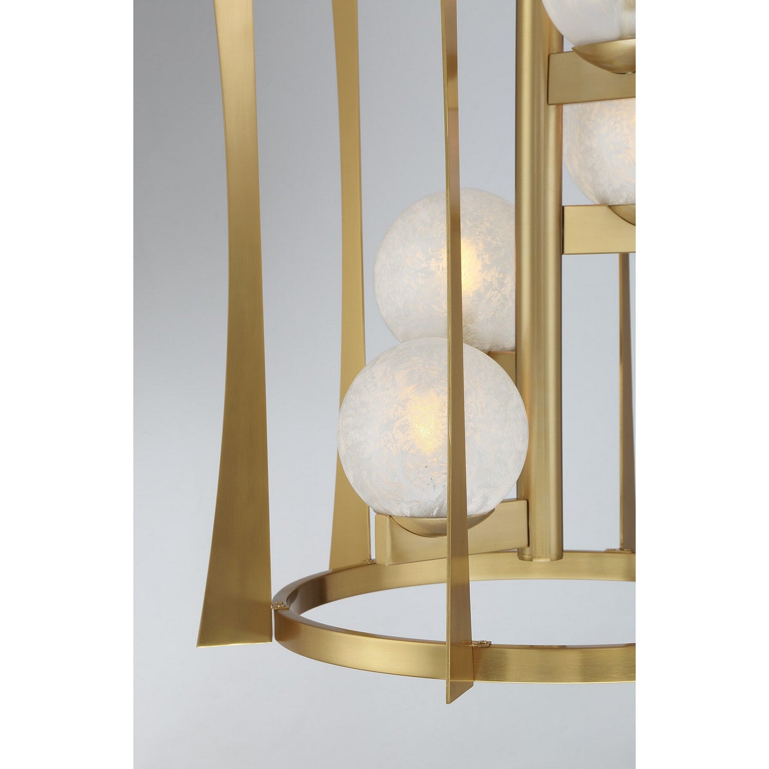Savoy House - 3-1018-4-322 - Four Light Pendant - Darien - Warm Brass