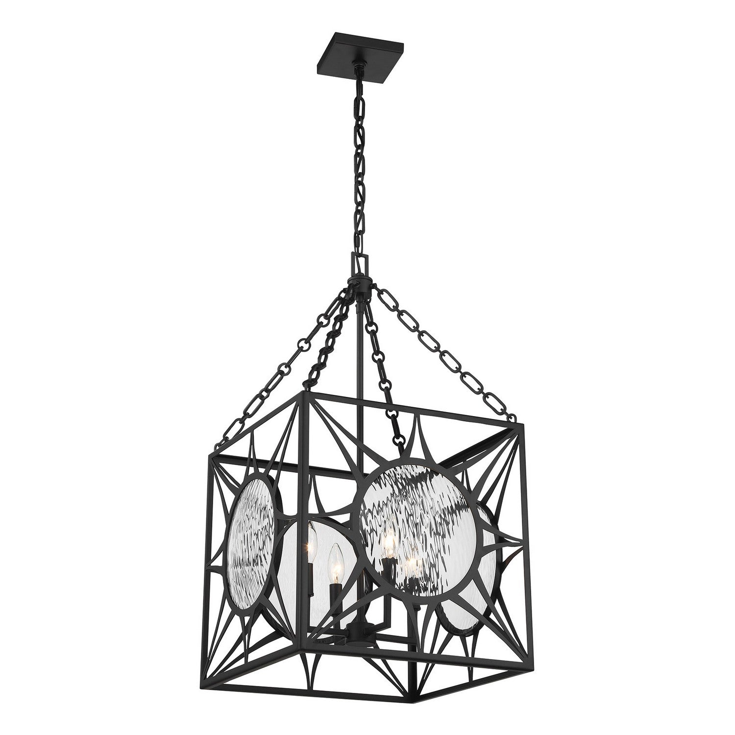 Savoy House - 3-5063-4-89 - Four Light Pendant - Balfour - Matte Black