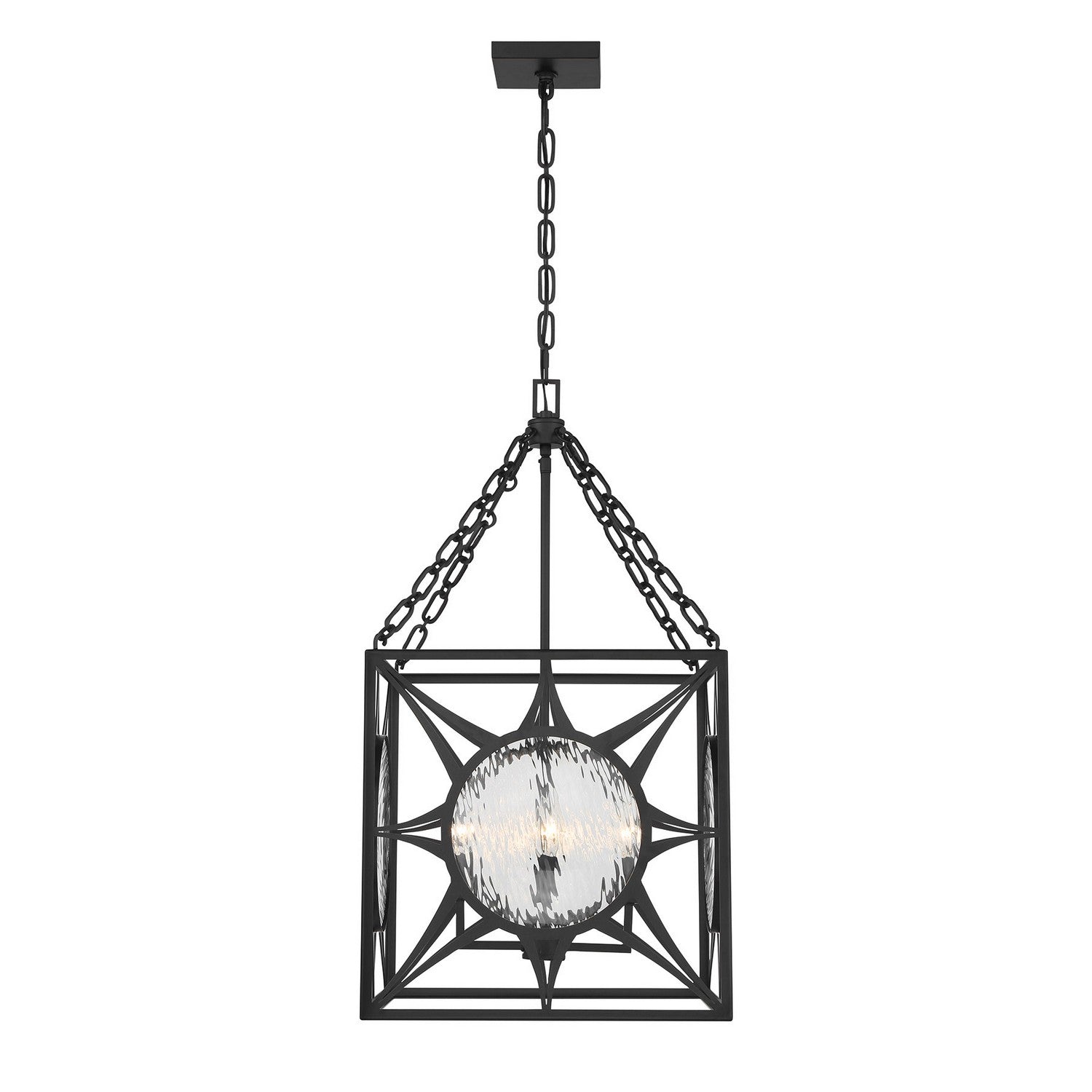 Savoy House - 3-5063-4-89 - Four Light Pendant - Balfour - Matte Black
