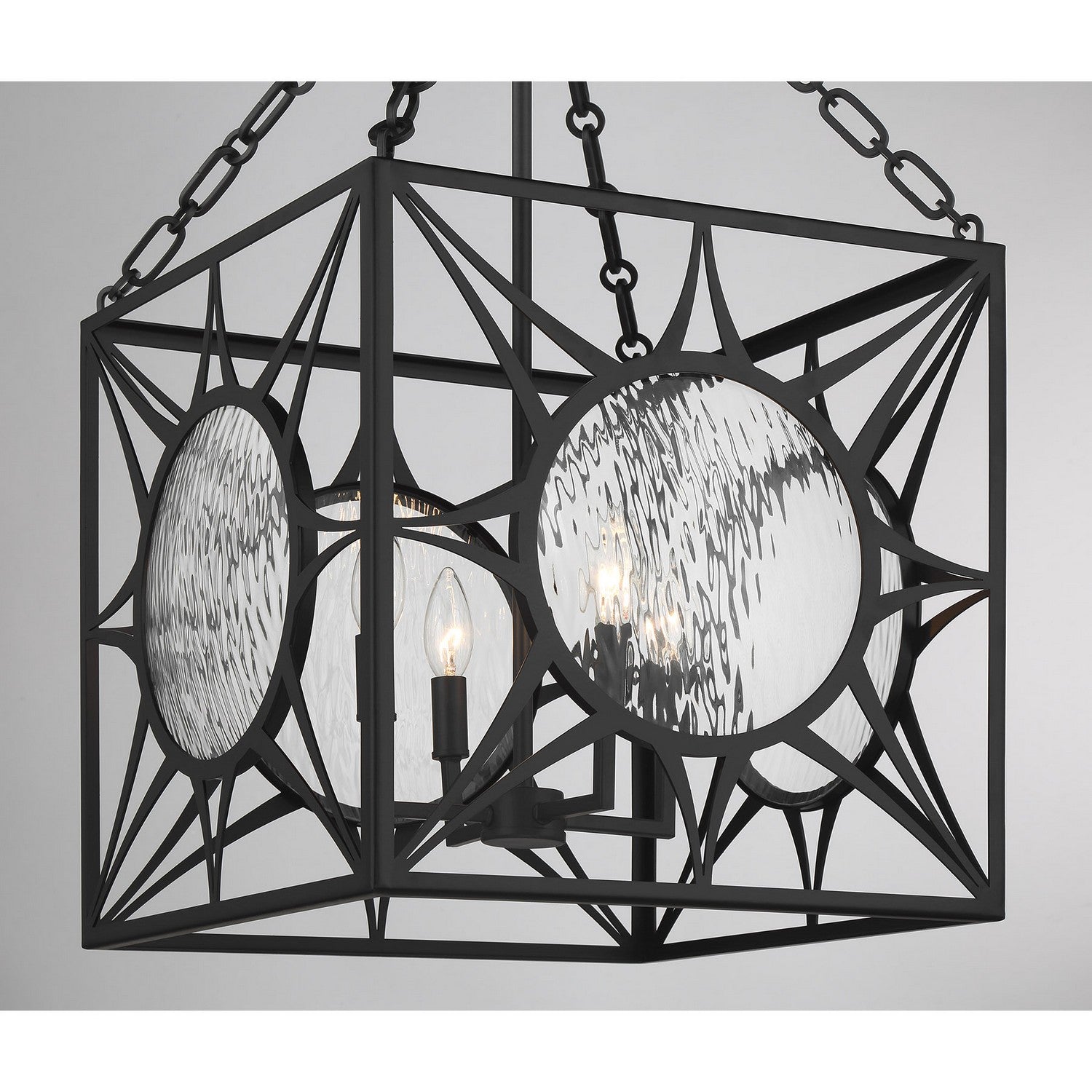 Savoy House - 3-5063-4-89 - Four Light Pendant - Balfour - Matte Black