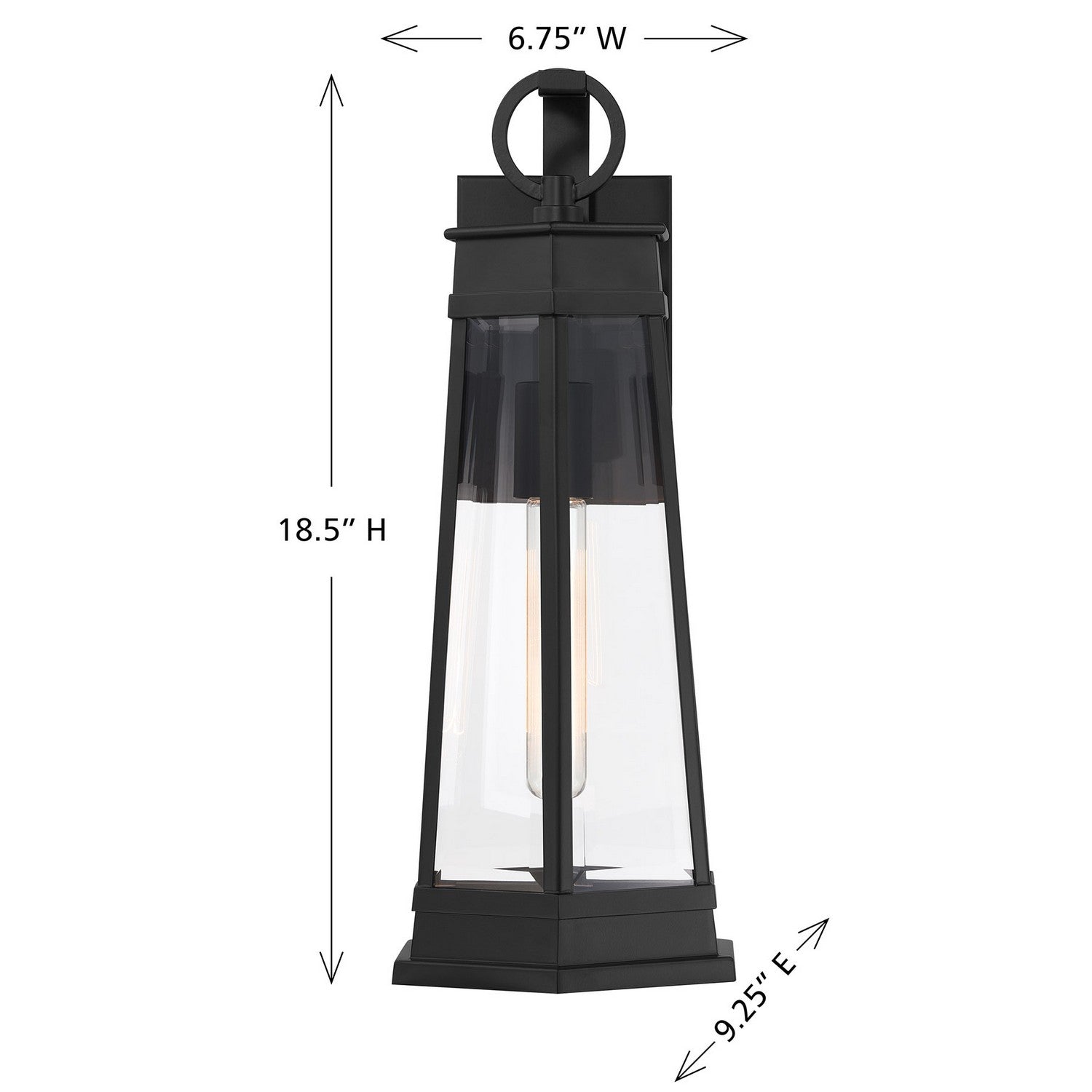 Savoy House - 5-205-BK - One Light Outdoor Wall Lantern - Payne - Matte Black