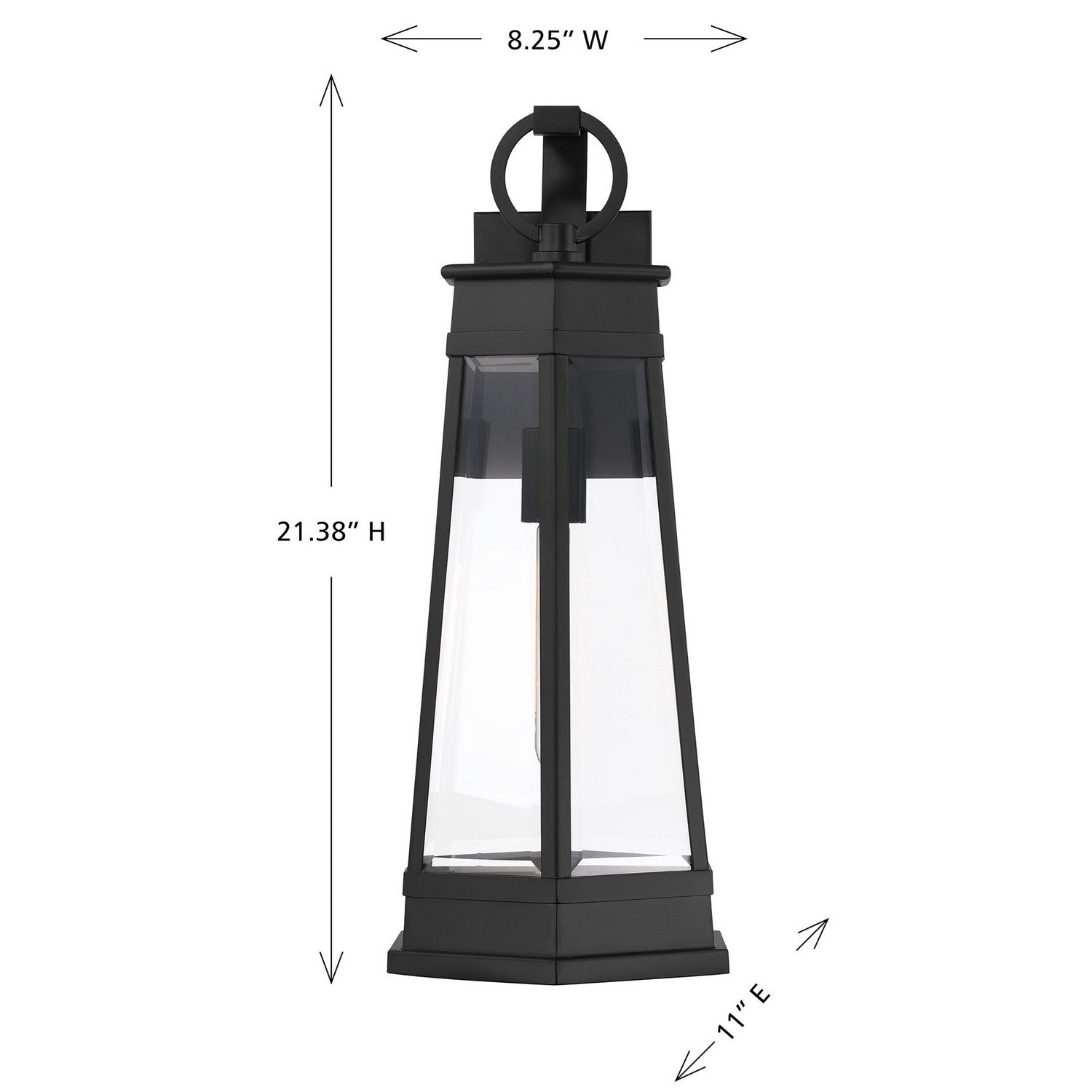 Savoy House - 5-206-BK - One Light Outdoor Wall Lantern - Payne - Matte Black