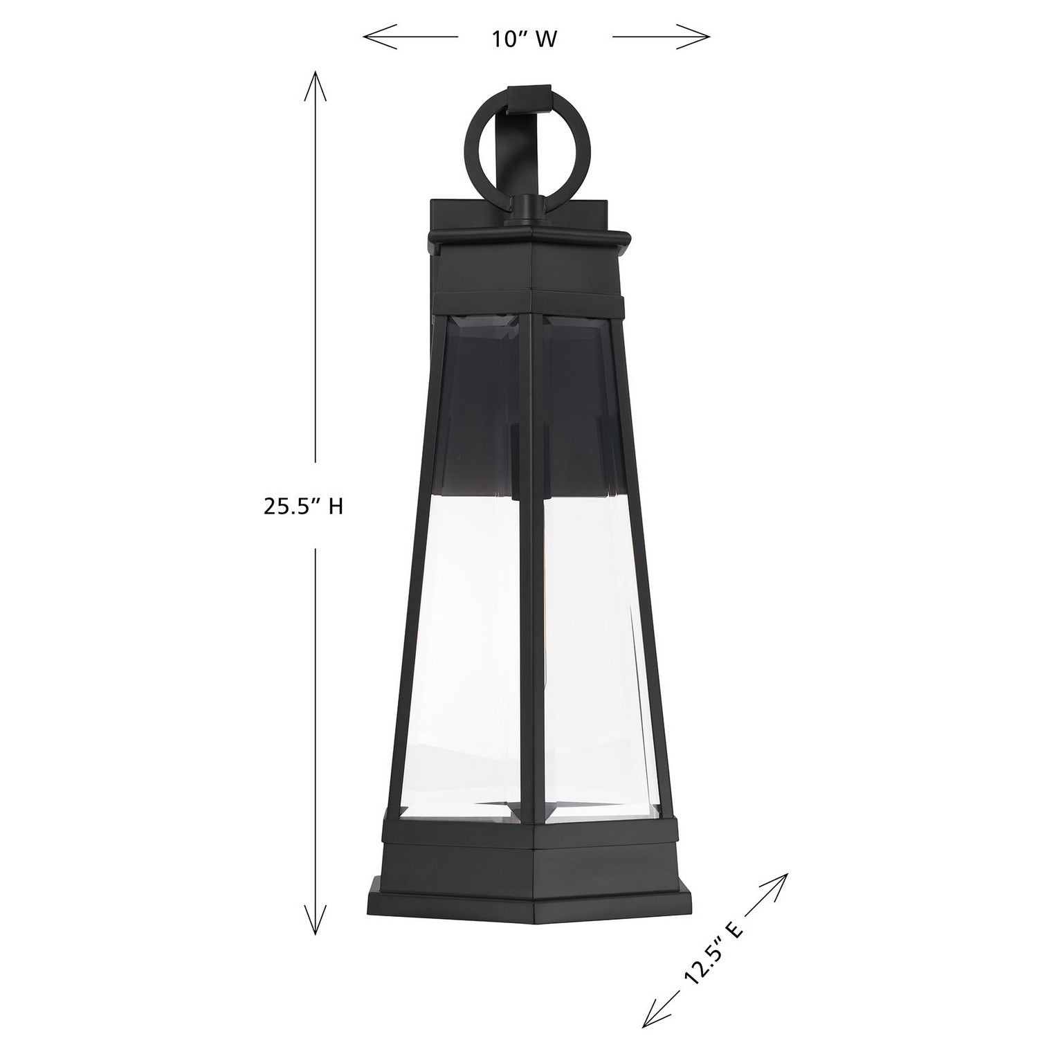 Savoy House - 5-207-BK - One Light Outdoor Wall Lantern - Payne - Matte Black