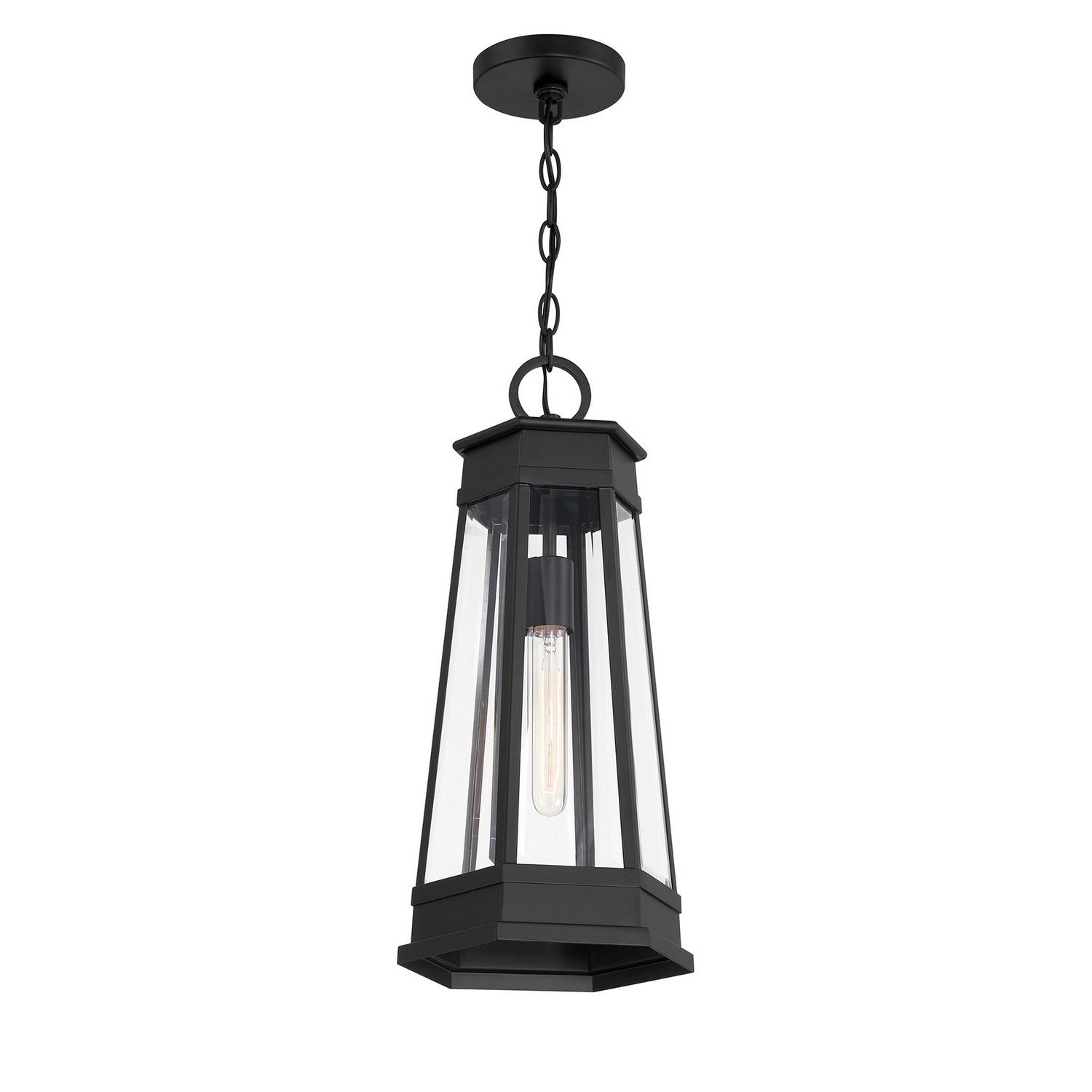 Savoy House - 5-208-BK - One Light Outdoor Hanging Lantern - Payne - Matte Black
