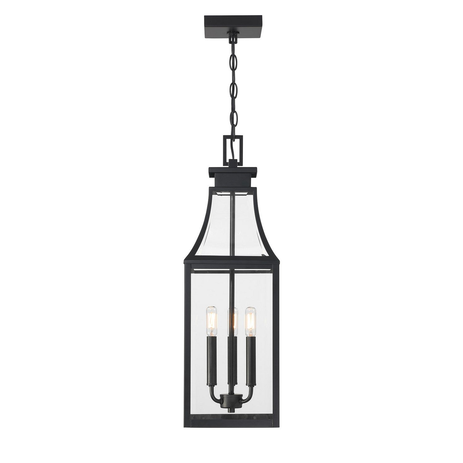 Savoy House - 5-608-BK - Three Light Outdoor Hanging Lantern - Emery - Matte Black