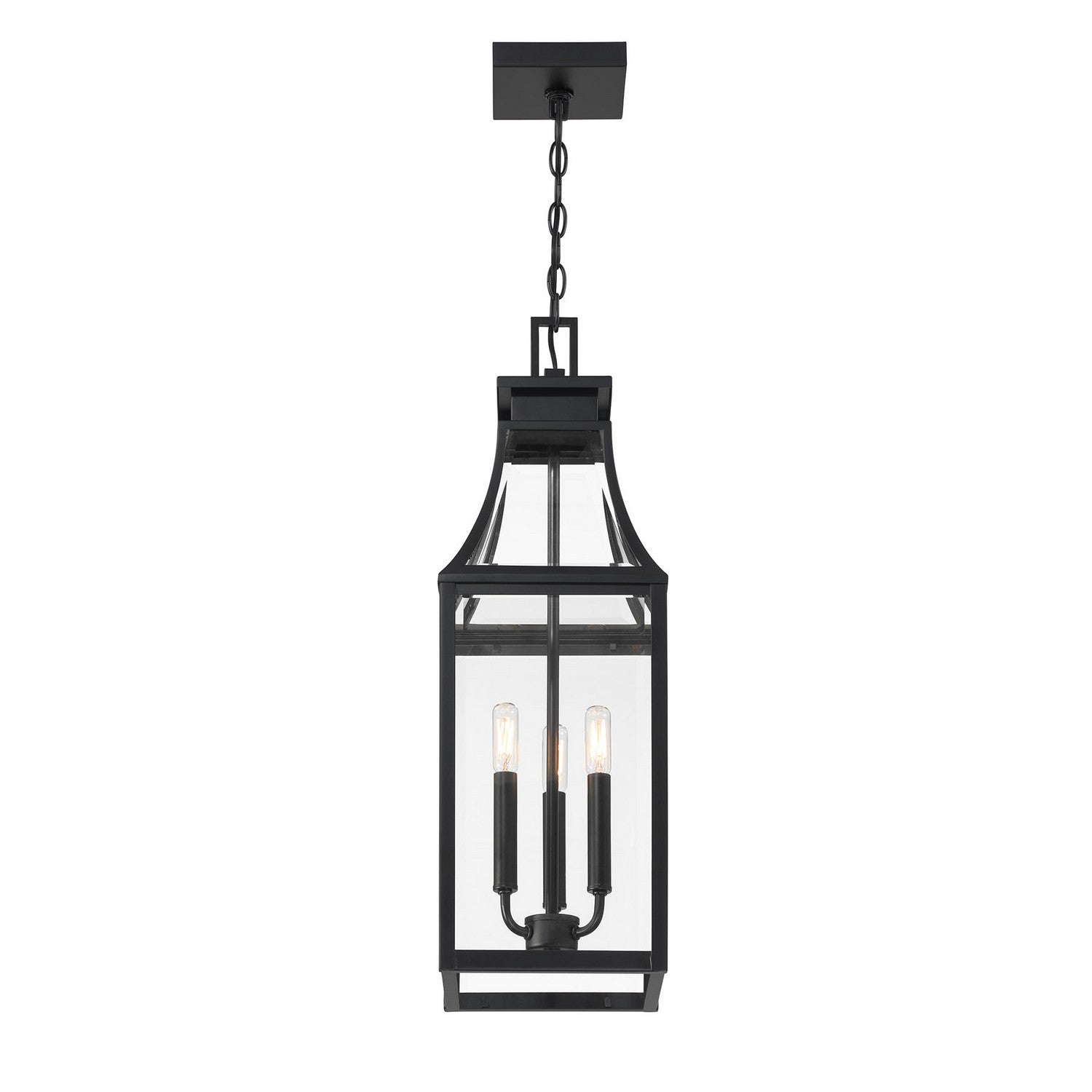Savoy House - 5-608-BK - Three Light Outdoor Hanging Lantern - Emery - Matte Black